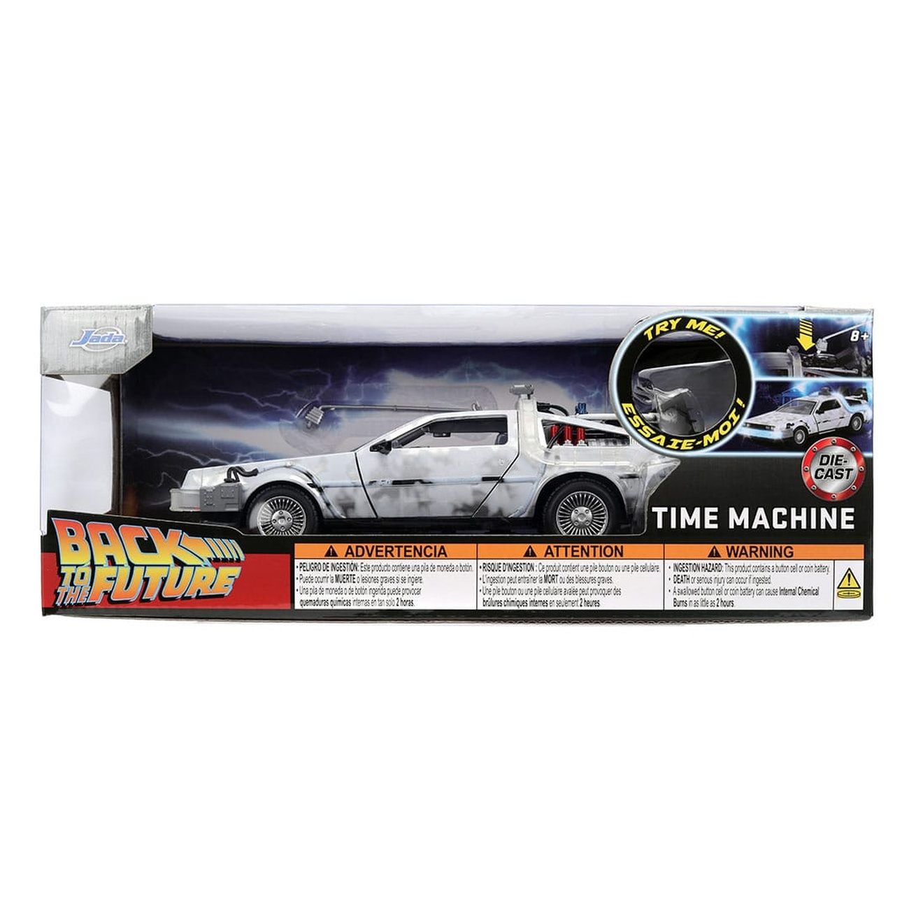Back to the Future diecast model 1/24 Time Machine Frost