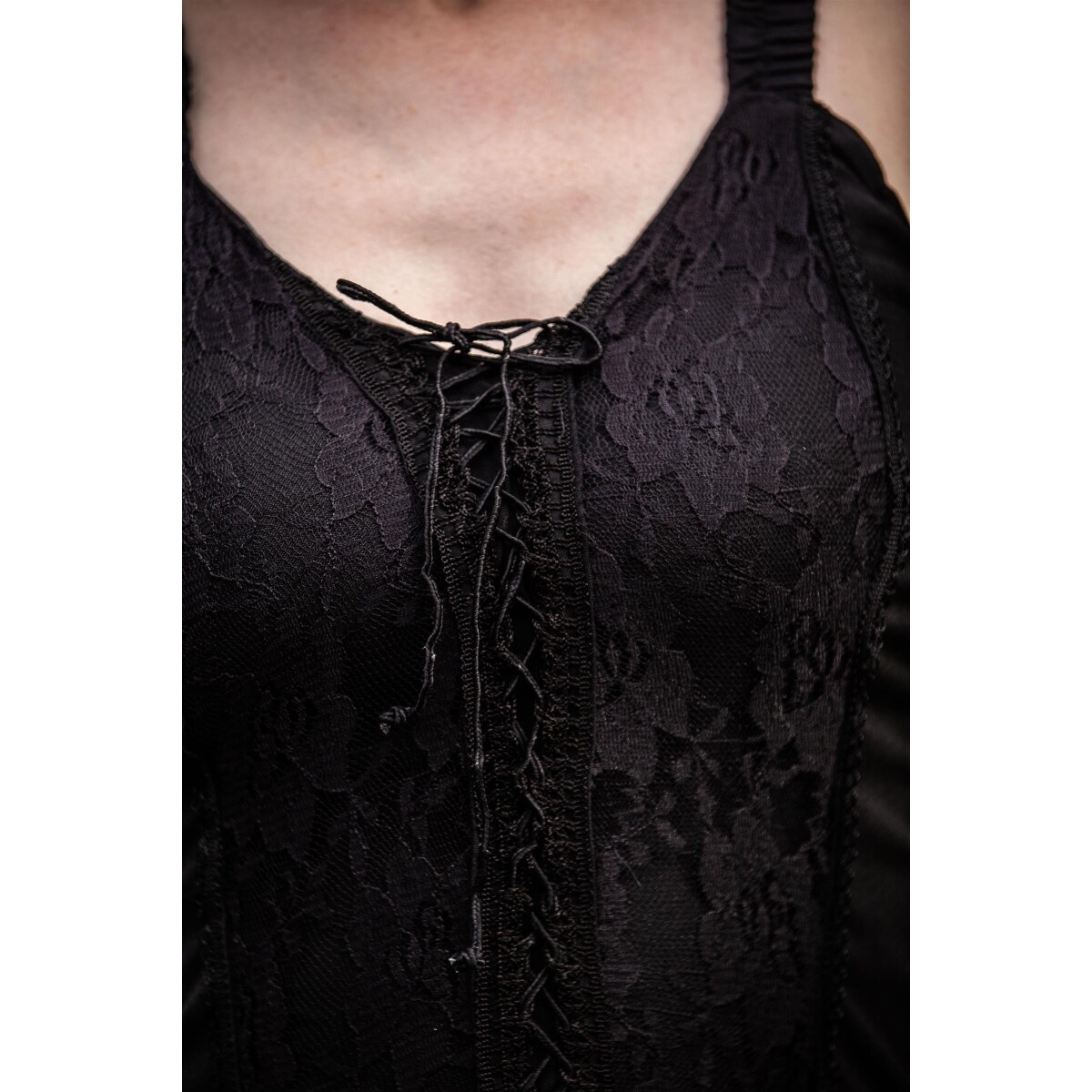 Medieval Bodice Dress Jasmine black