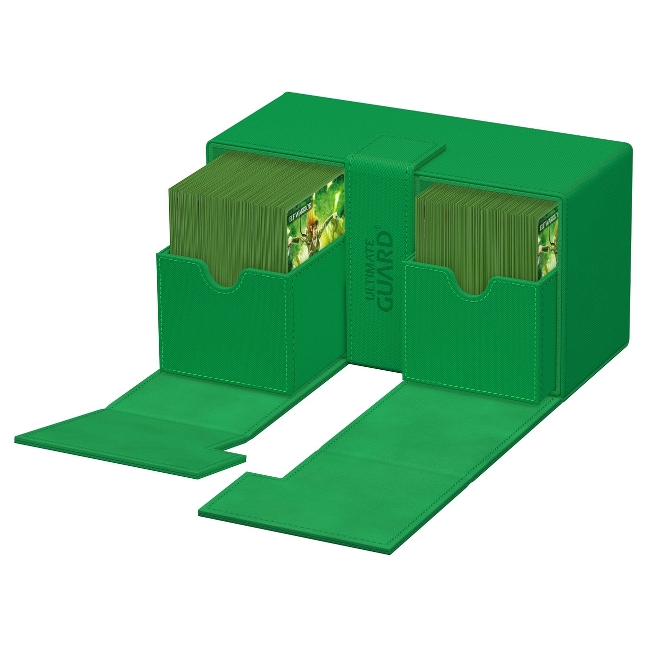 Ultimate Guard Twin Flip'n'Tray 200+ Xenoskin - Groen