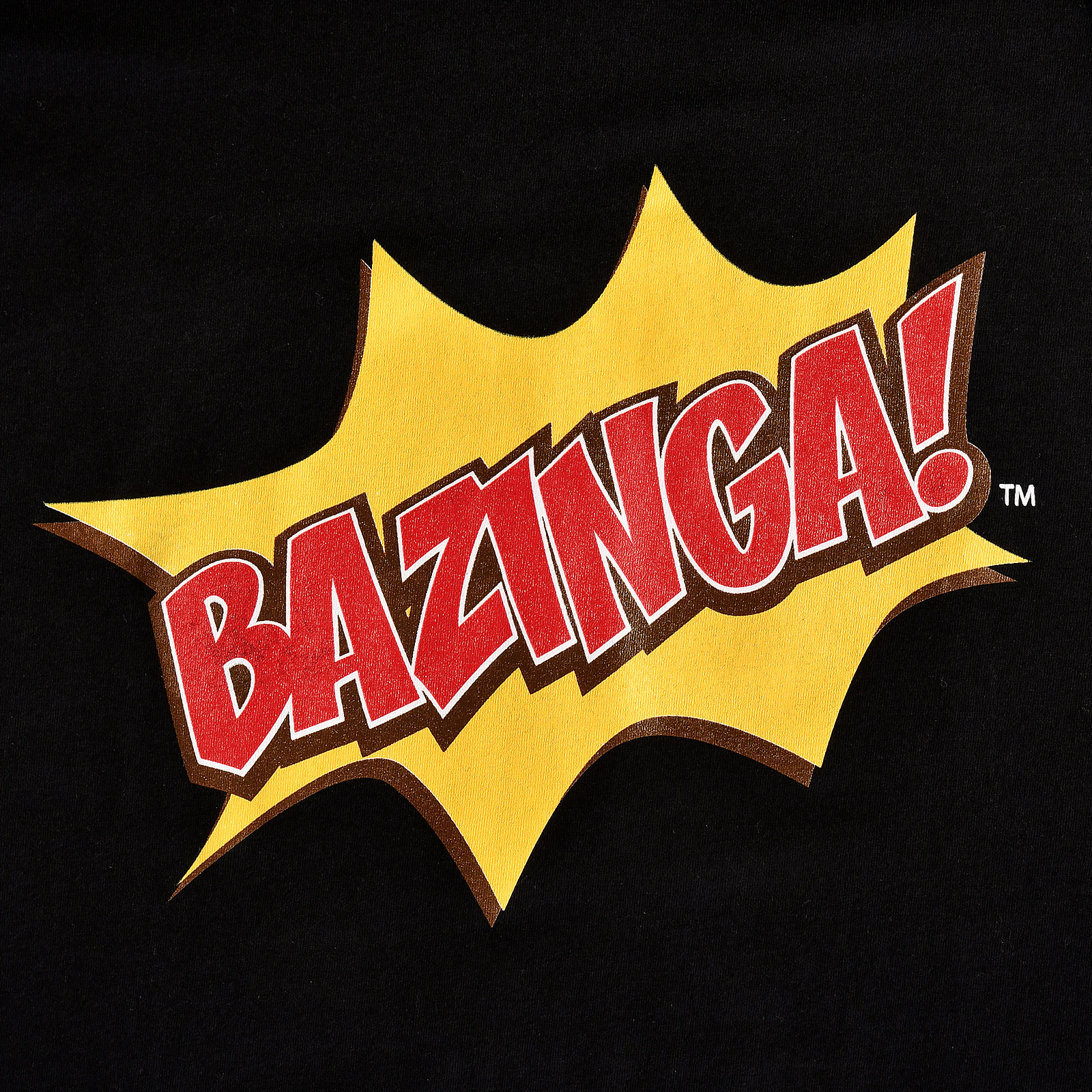 The Big Bang Theory - Bazinga T-Shirt schwarz