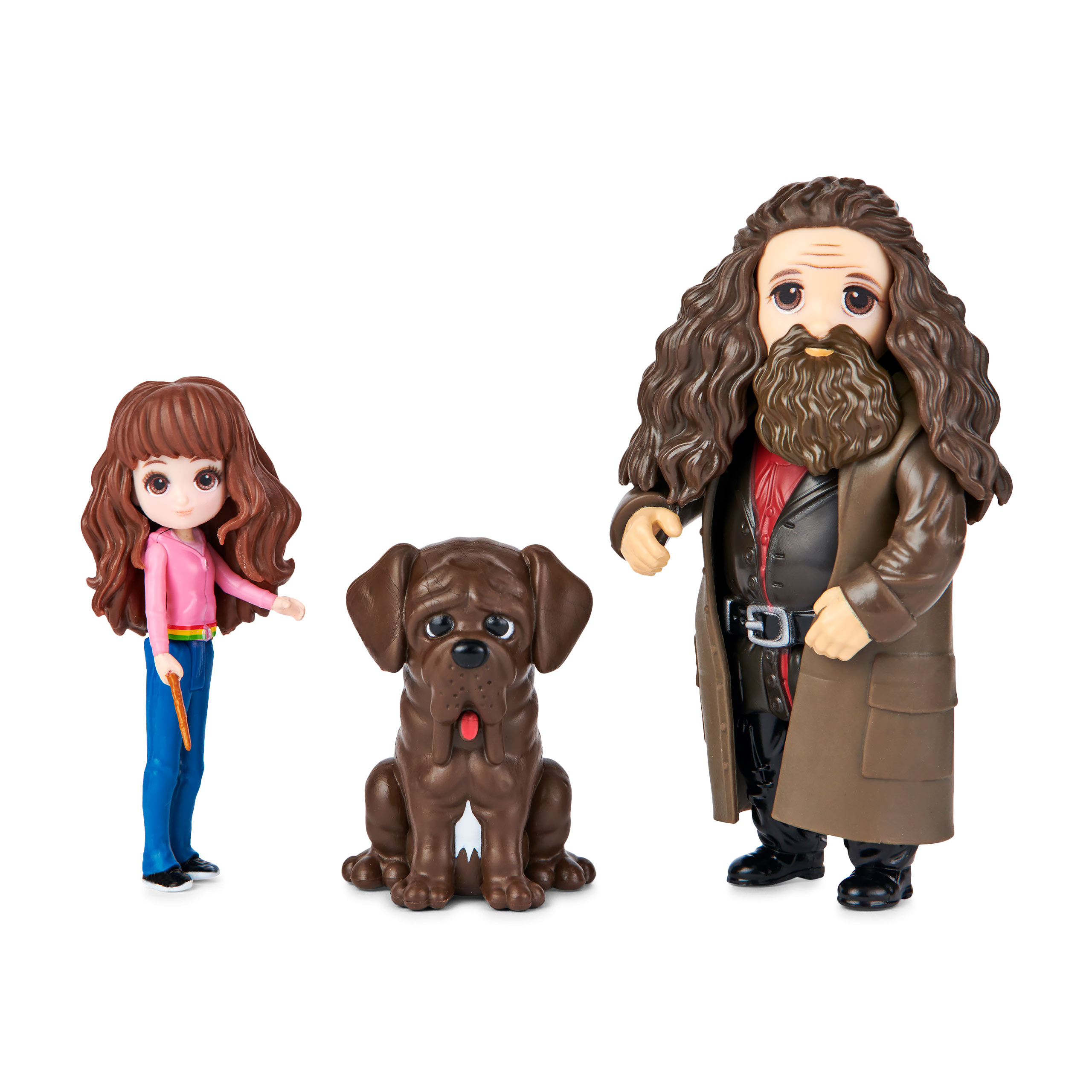Harry Potter - Hermione, Hagrid et Fang Ensemble de figurines à collectionner Magical Minis