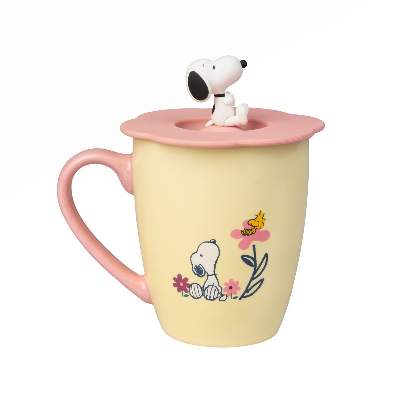 Peanuts Kubek z pokrywką Premium Ver.