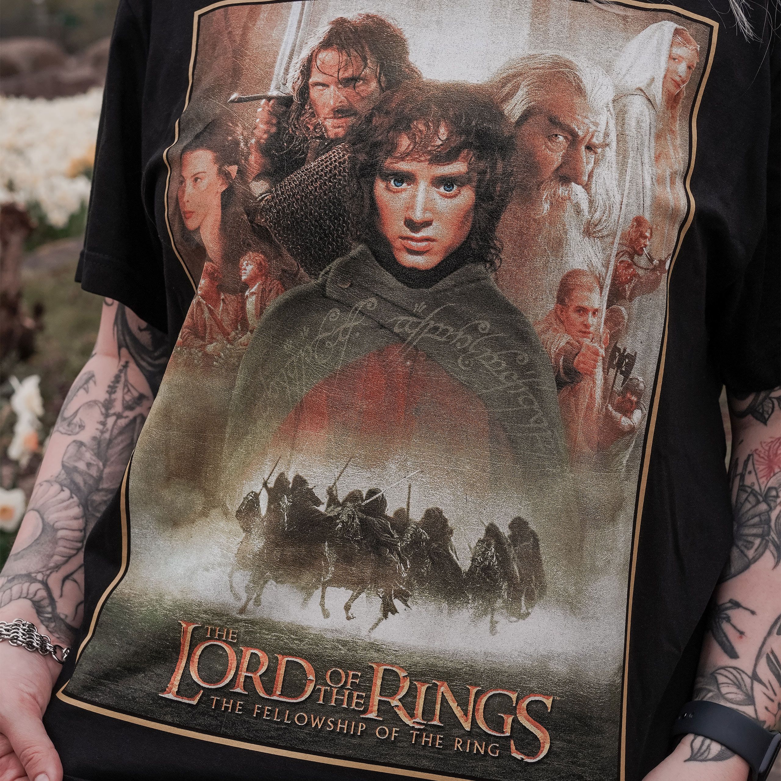 Sällskapet Poster T-shirt - Sagan om Ringen