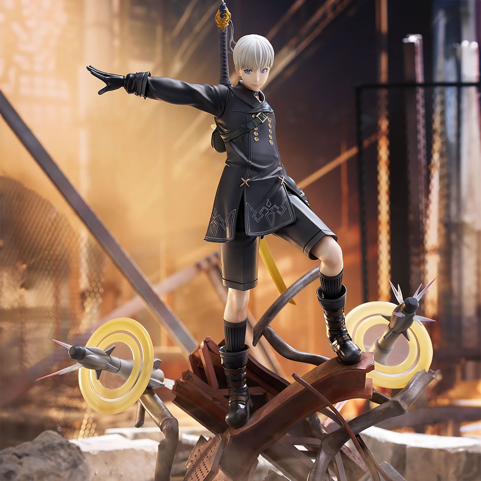 NieR:Automata Ver1.1a - Statue de couverture de feu YoRHa No. 9 Type S 1:7