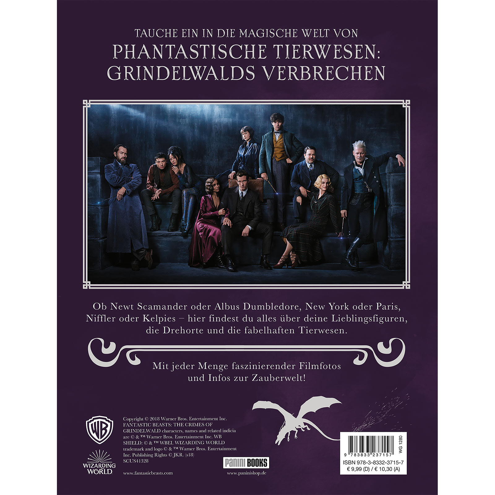Les Animaux fantastiques - Les crimes de Grindelwald - Le livre du film