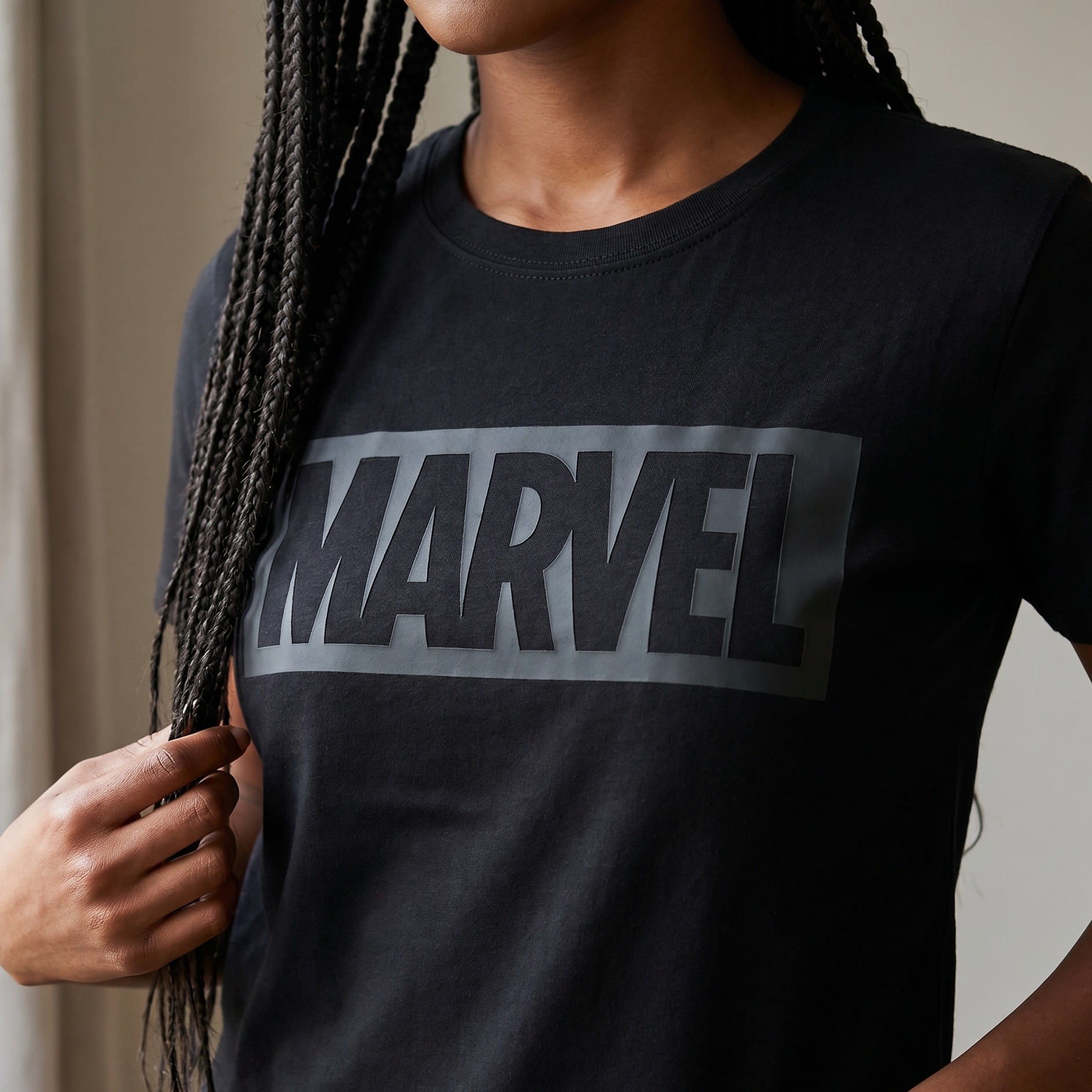 Marvel - Logo T-Shirt zwart