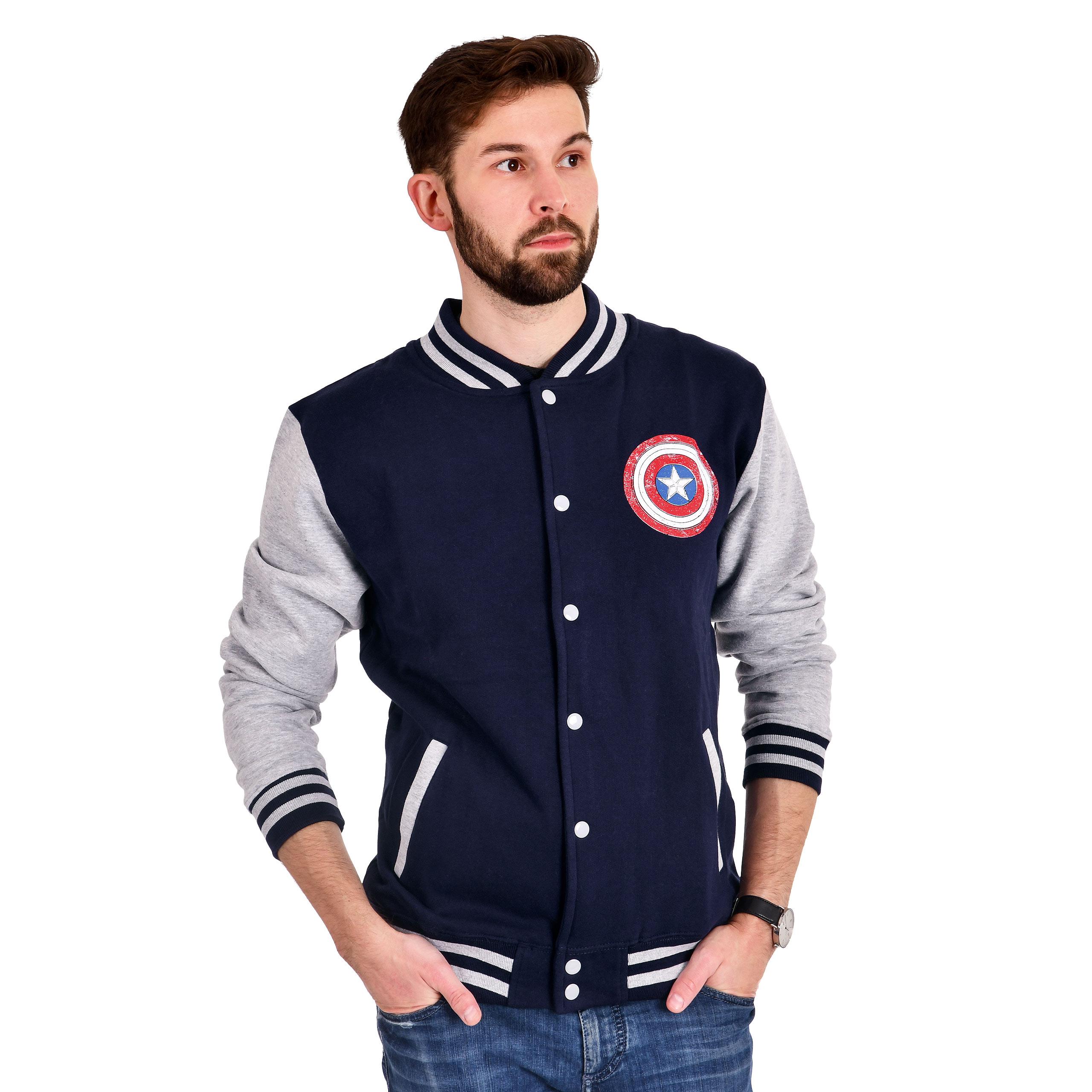 Marvel - Who Will Wield The Shield College Jacket