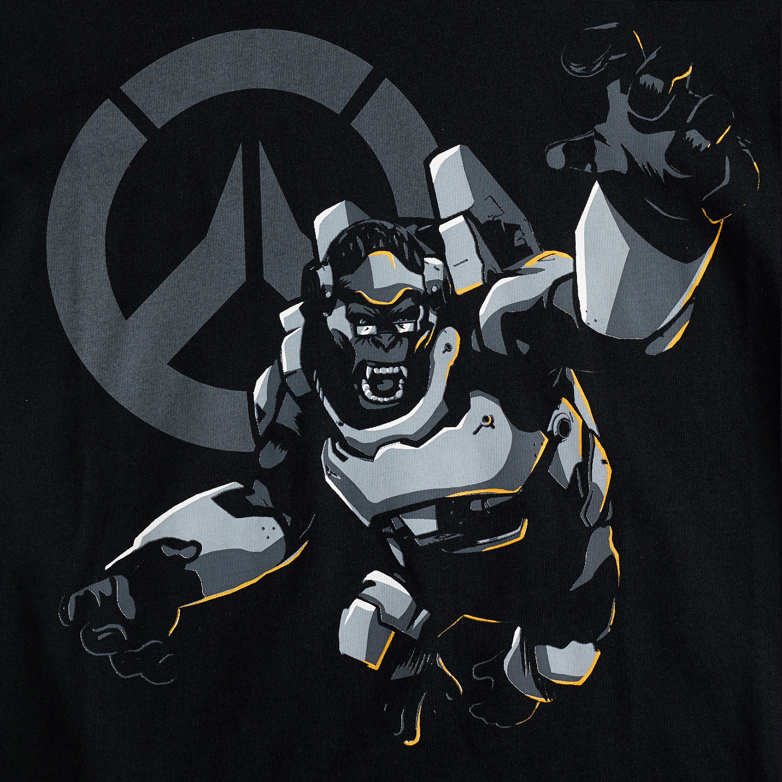 Overwatch - T-shirt d'attaque Winston noir