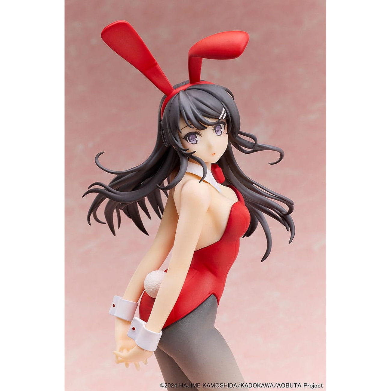 Rascal Does Not Dream of Bunny Girl Senpai Estatua 1/7 Mai Sakurajima Versión Bunny Girl Roja 27 cm