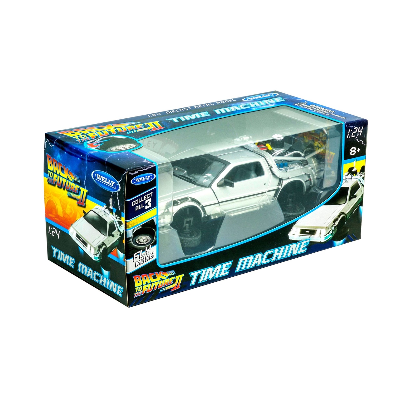 Back to the Future II Diecast Model 1/24 '81 DeLorean LK Coupé Fly Wheel