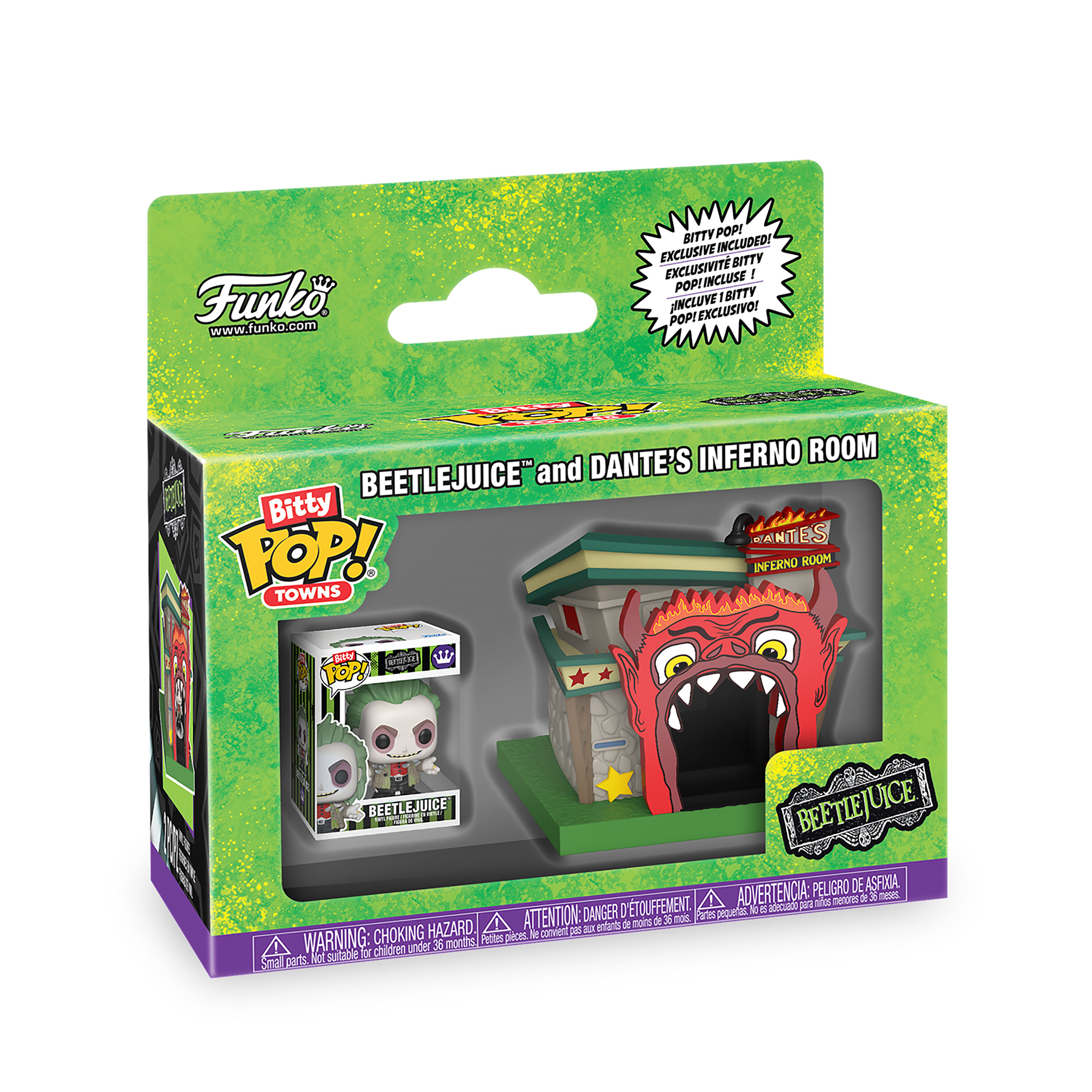 Beetlejuice - Diorama Funko Bitty POP Town de Dante