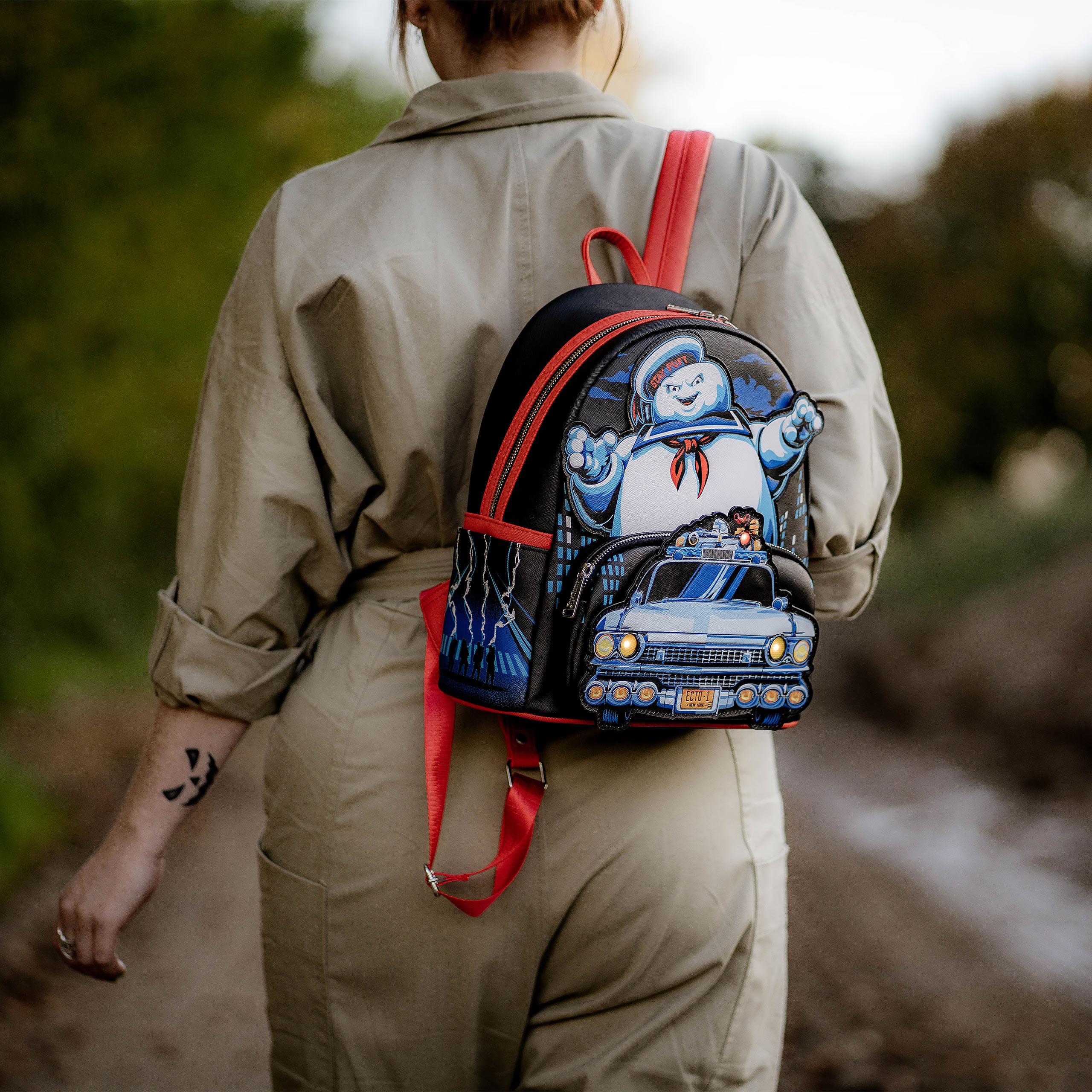 Ghostbusters Marshmallow Man Backpack with Light Elbenwald