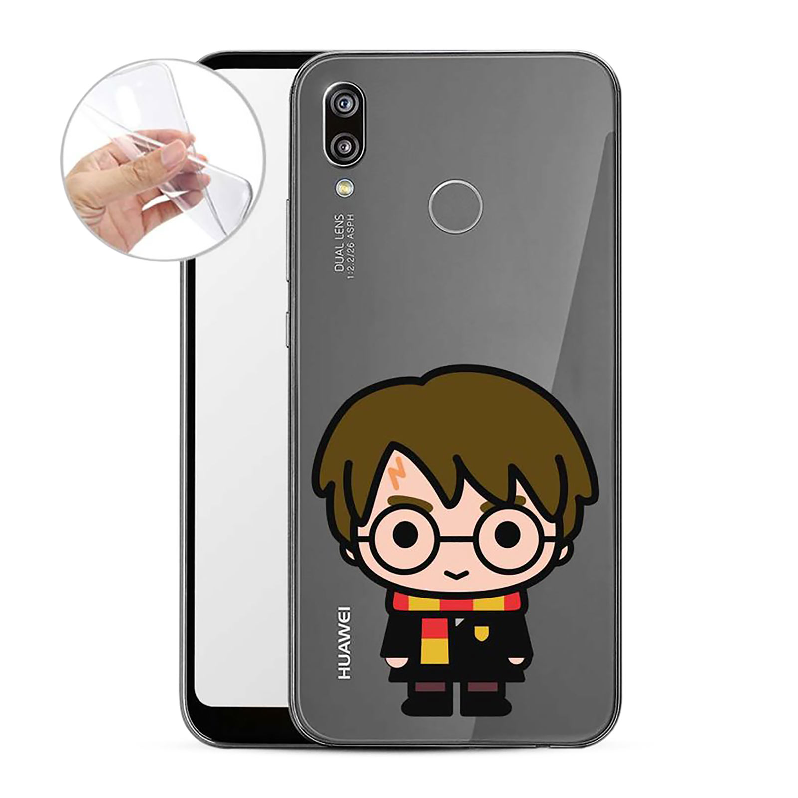Harry Potter - Chibi Huawei P20 Lite telefoonhoesje Silicone transparant