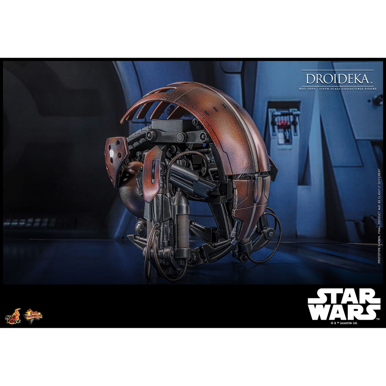 Star Wars Episodio I Movie Masterpiece Action Figure 1/6 Droideka 27 cm