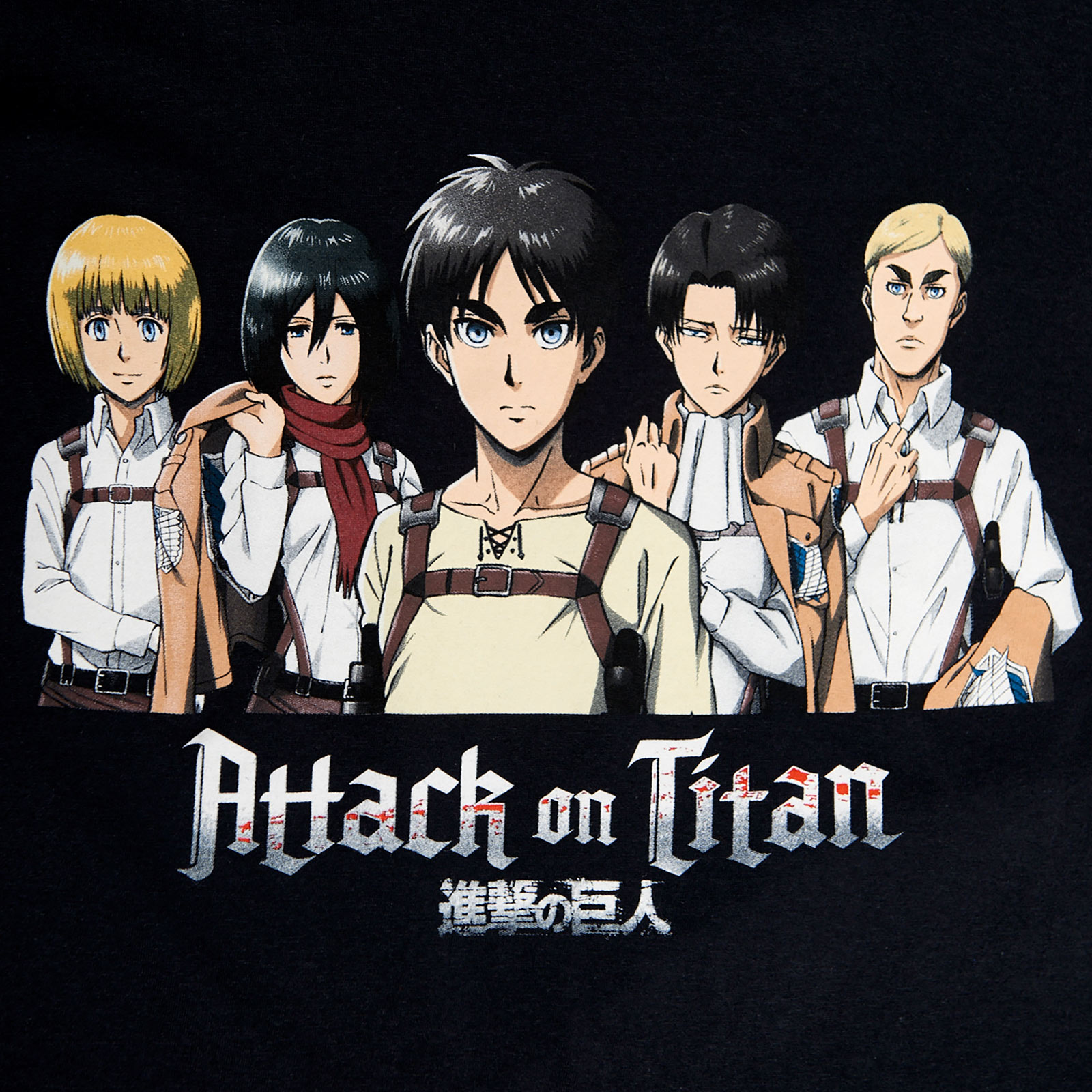 Attack on Titan - T-shirt de groupe