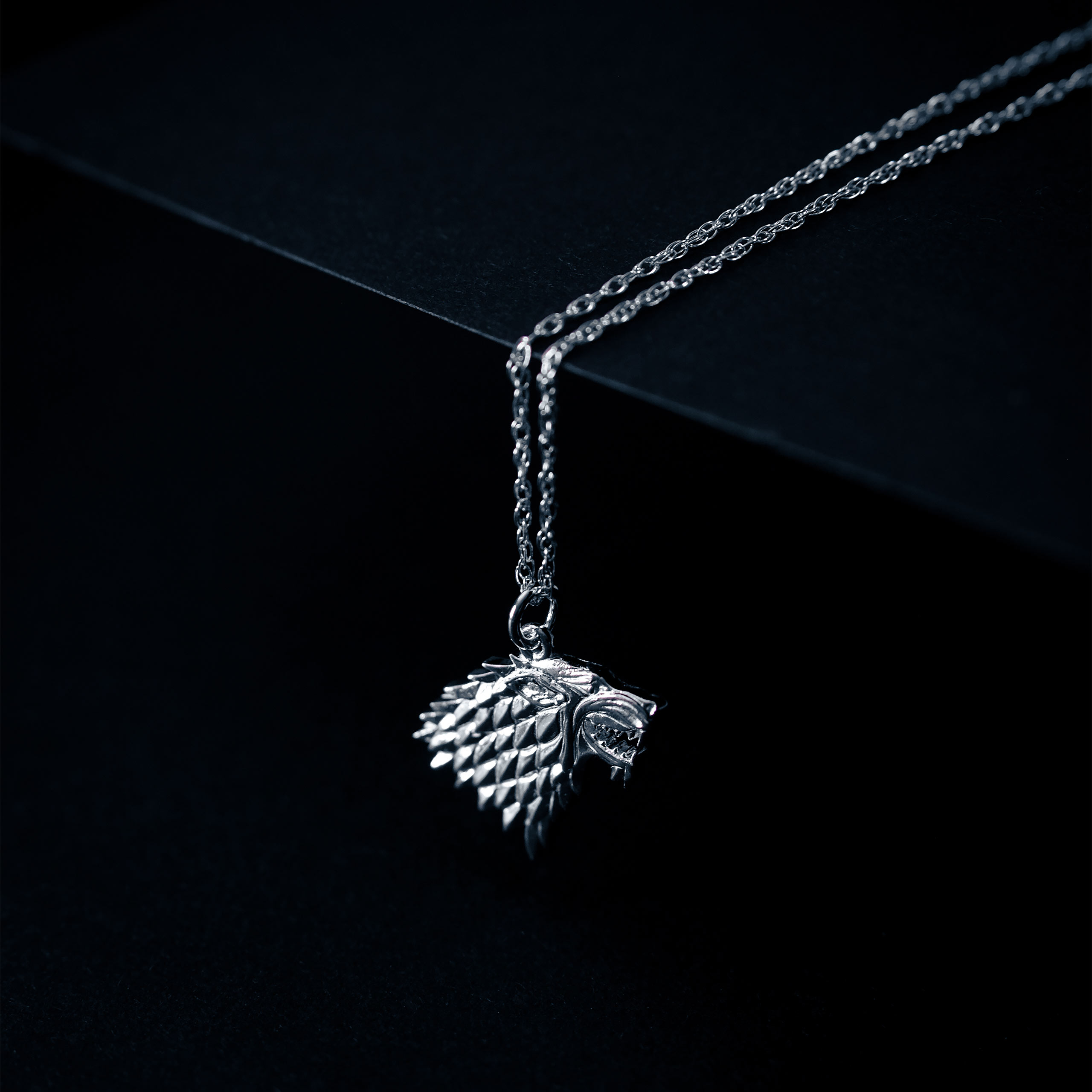 Game of Thrones - Stark Wappen Kette Silber