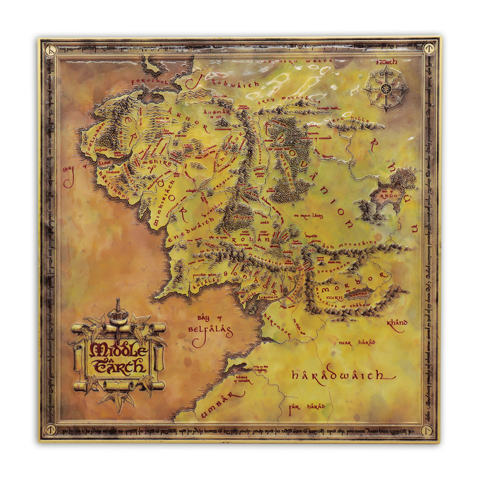 Lord of the Rings - Map of Middle Earth