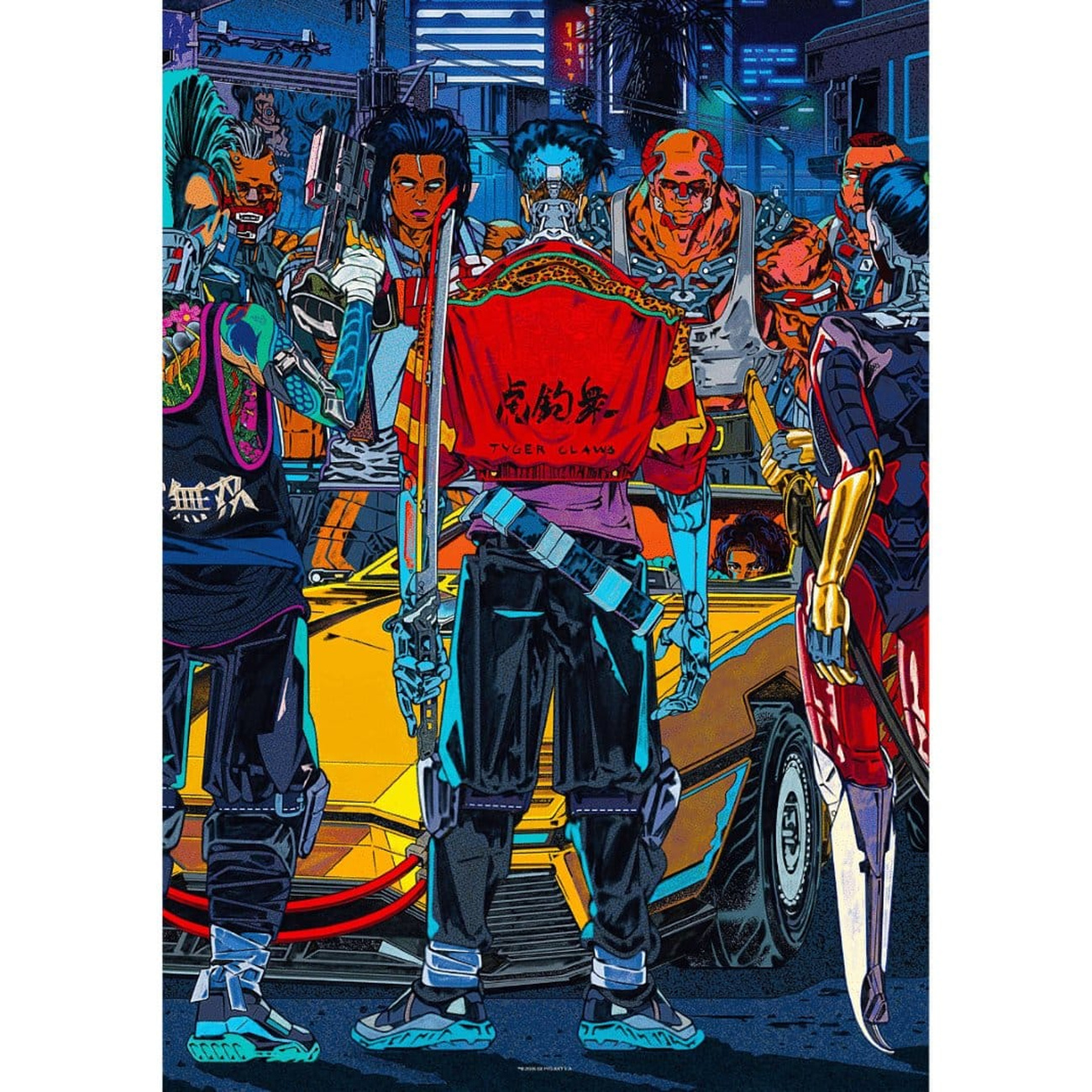 Cyberpunk 2077 Puzzle Kickdown (1000 pieces)