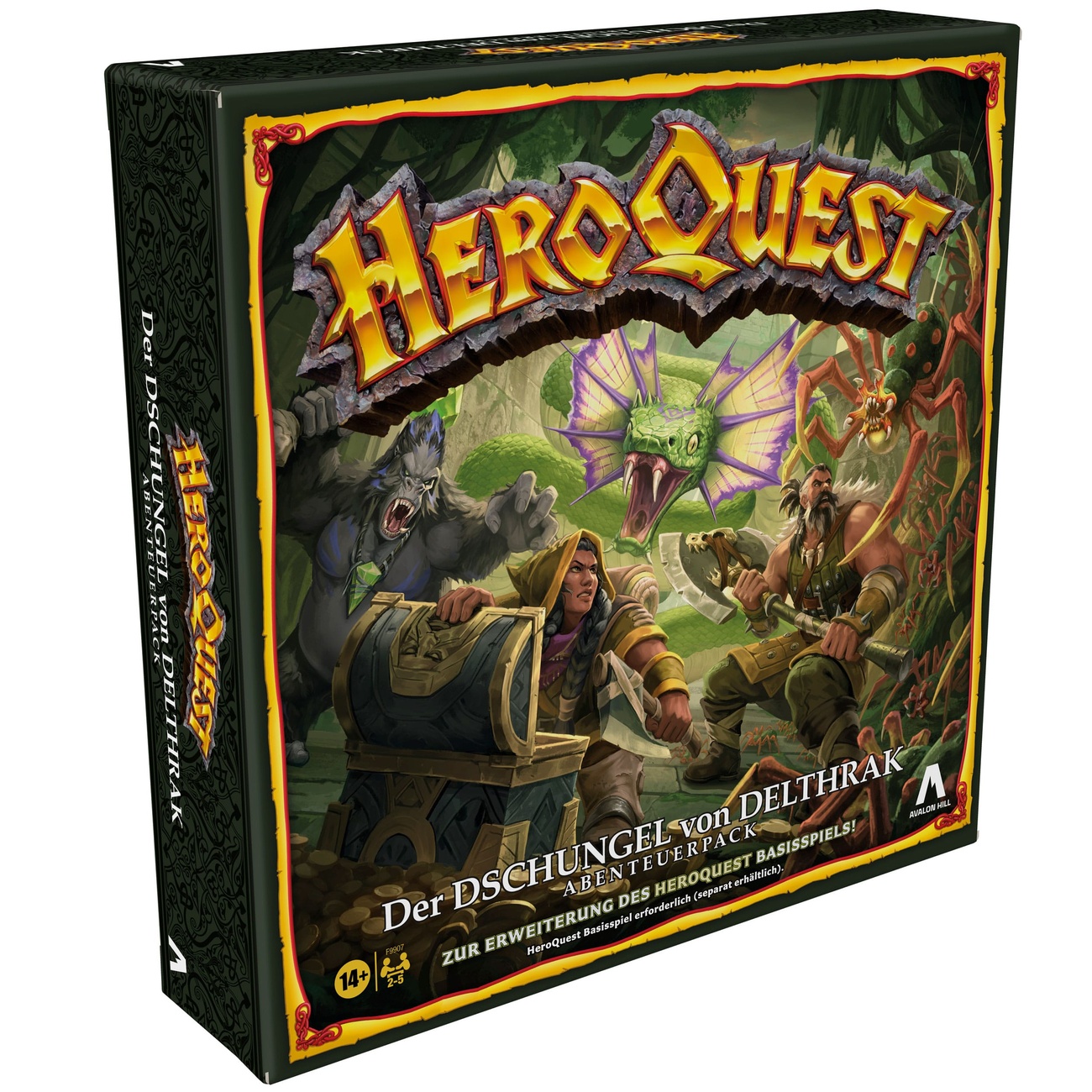 HeroQuest Espansione gioco da tavolo La Giungla di Delthrak Adventure Pack *Versione tedesca*