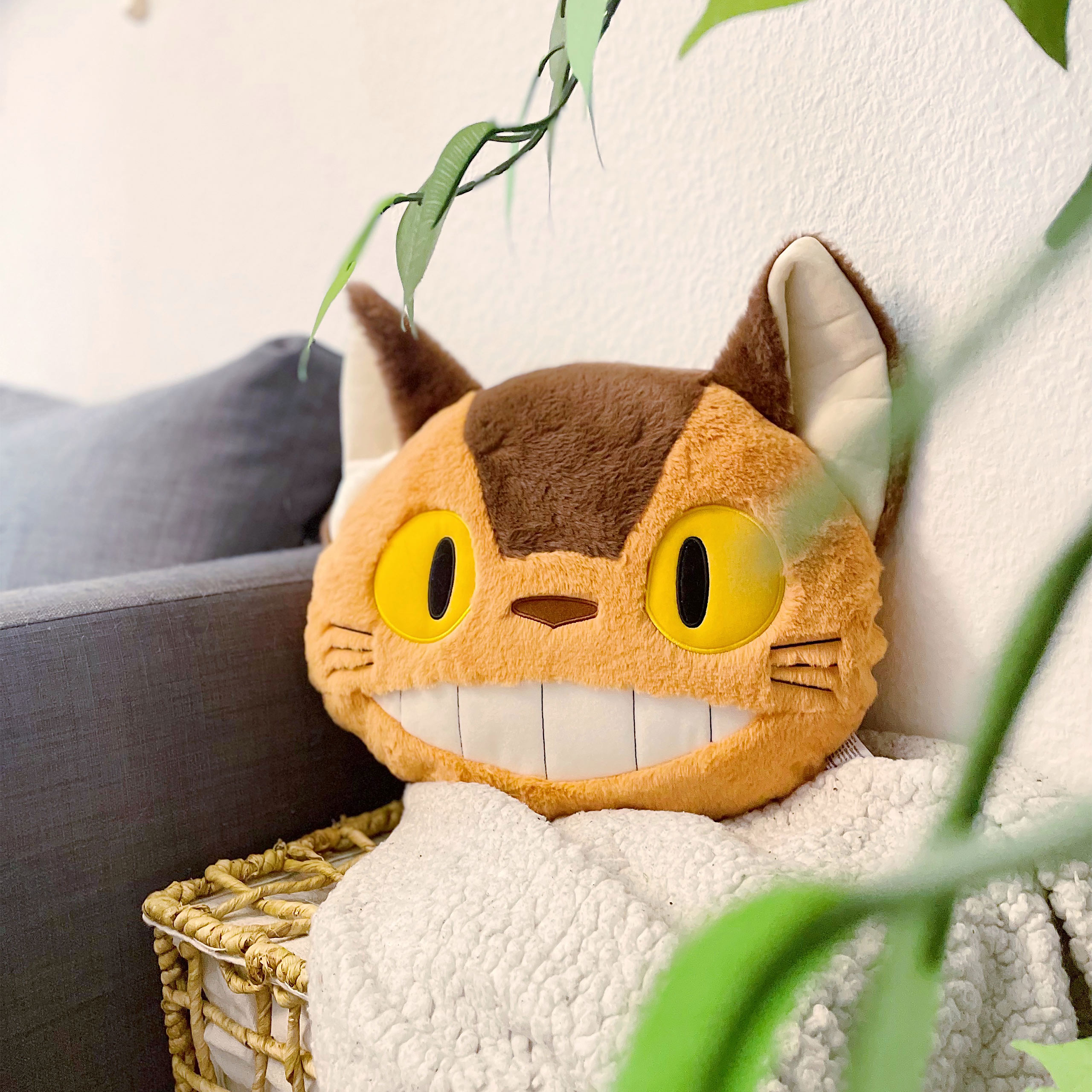 Totoro - Catbus Nakayoshi Pluche Kussen