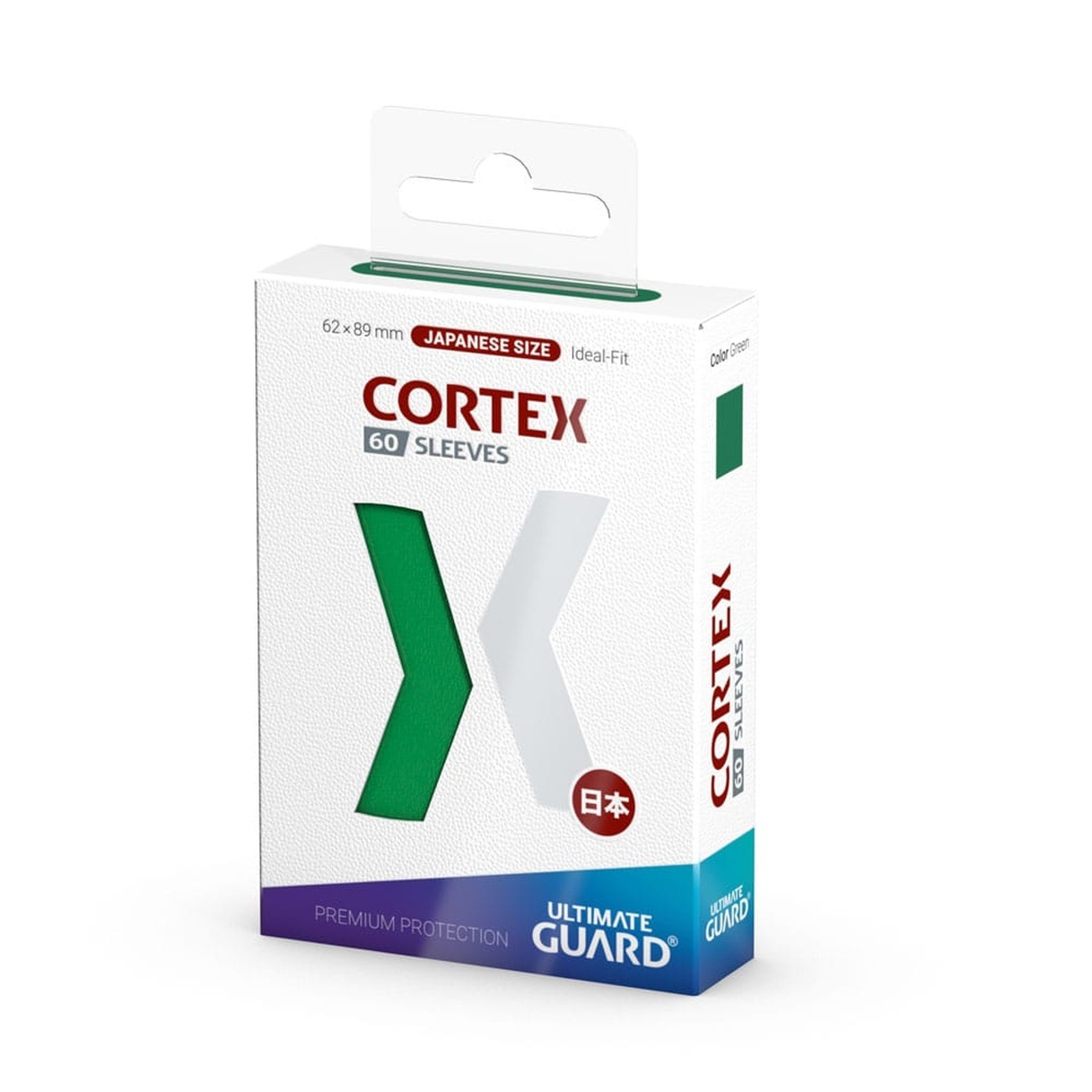 Ultimate Guard Cortex Sleeves japansk storlek (60) - Grön