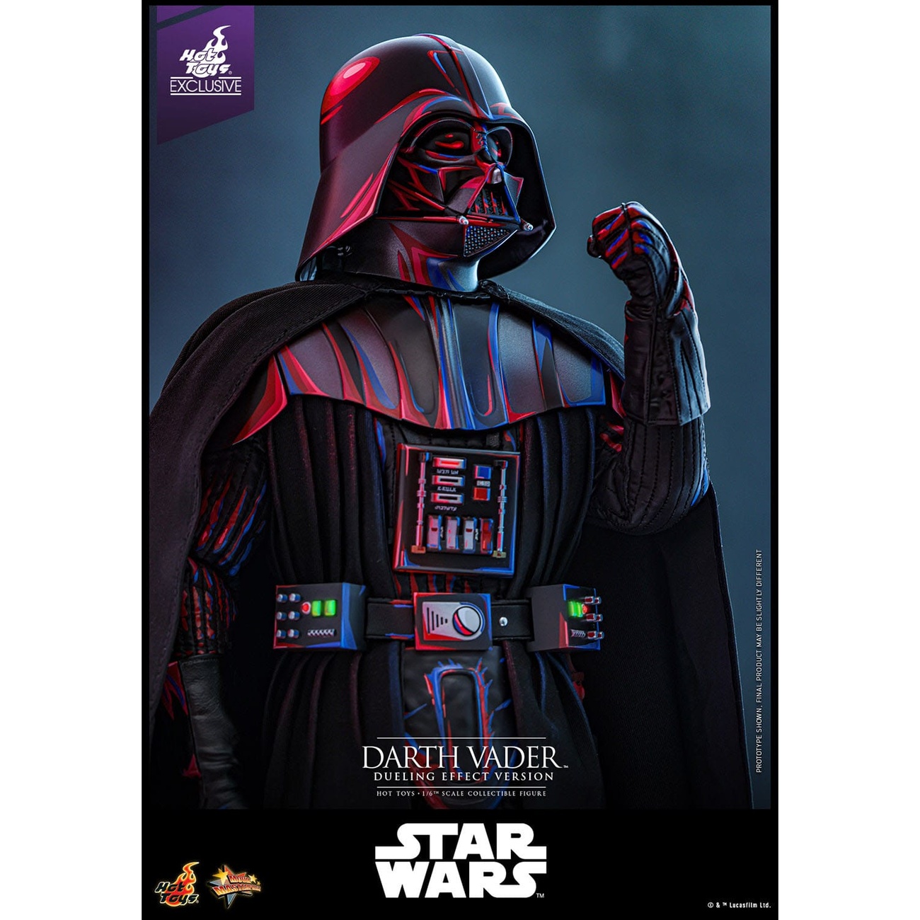 Star Wars Movie Masterpiece figurka kolekcjonerska 1/6 Darth Vader (Dueling Effect Version) Hot Toys Exclusive 35 cm