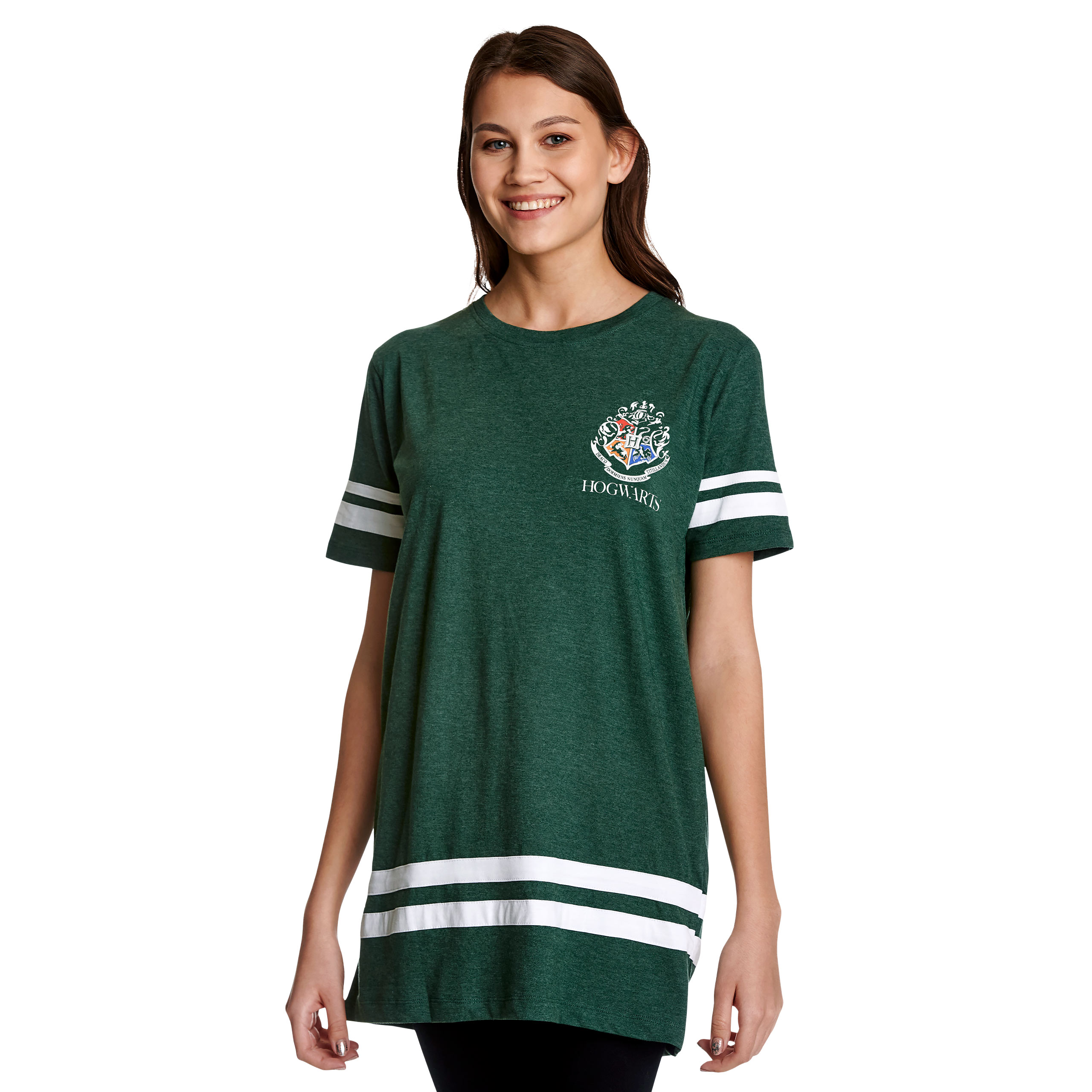 Slytherin Seeker Malfoy Oversize Dames T-shirt Groen - Harry Potter