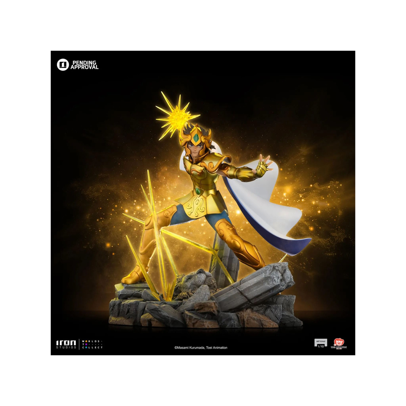 Saint Seiya Figura Art Scale 1/10 Leo Aiolia 24 cm