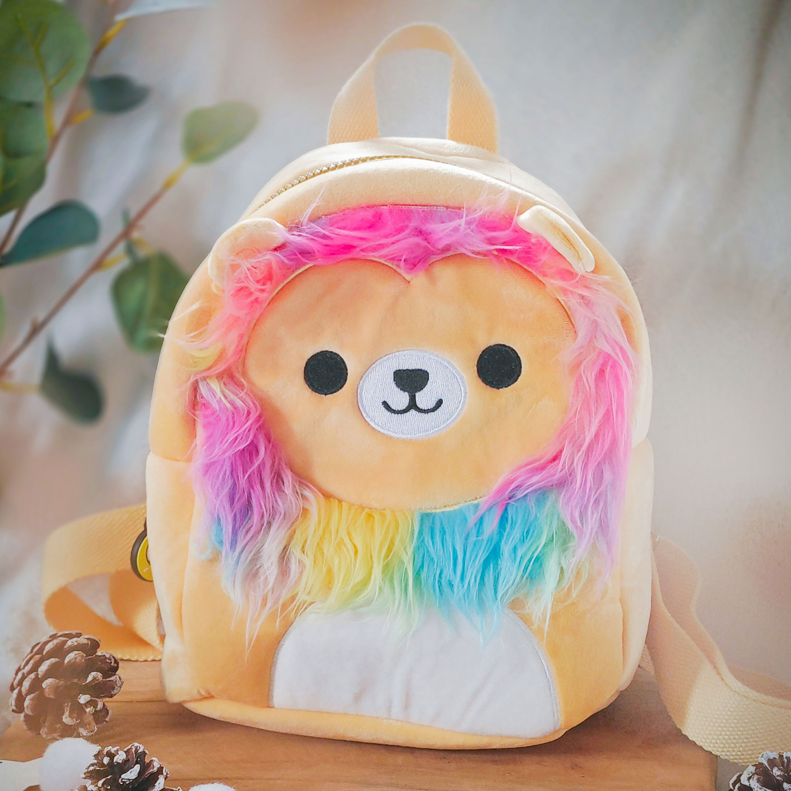 Squishmallows - Mochila Mini de Peluche Leonard