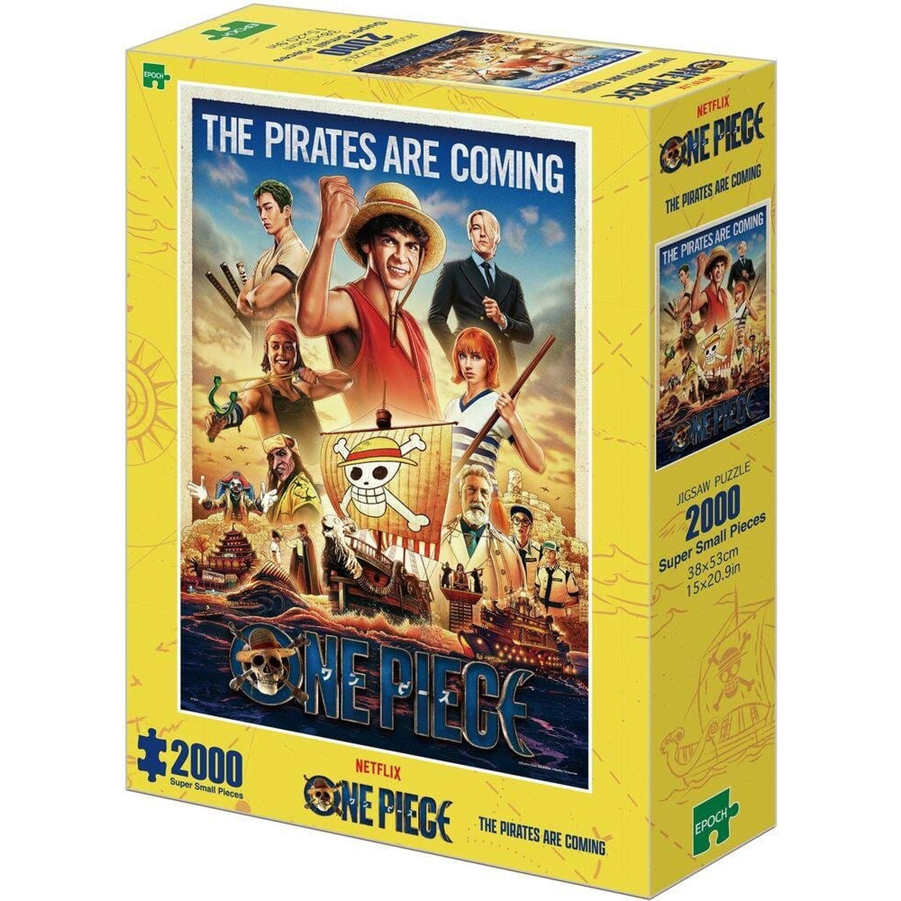 One Piece Puzzel 2000 stukjes The Pirates Are Coming