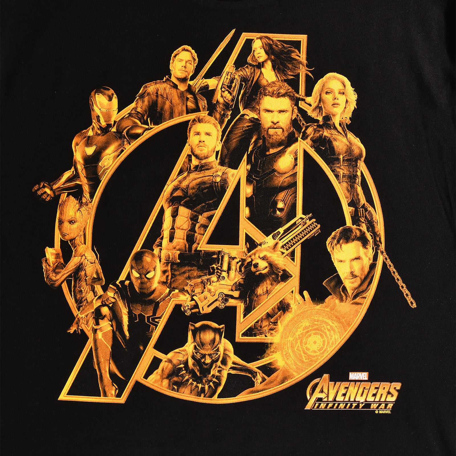 Avengers - T-shirt Infinity War Heroes