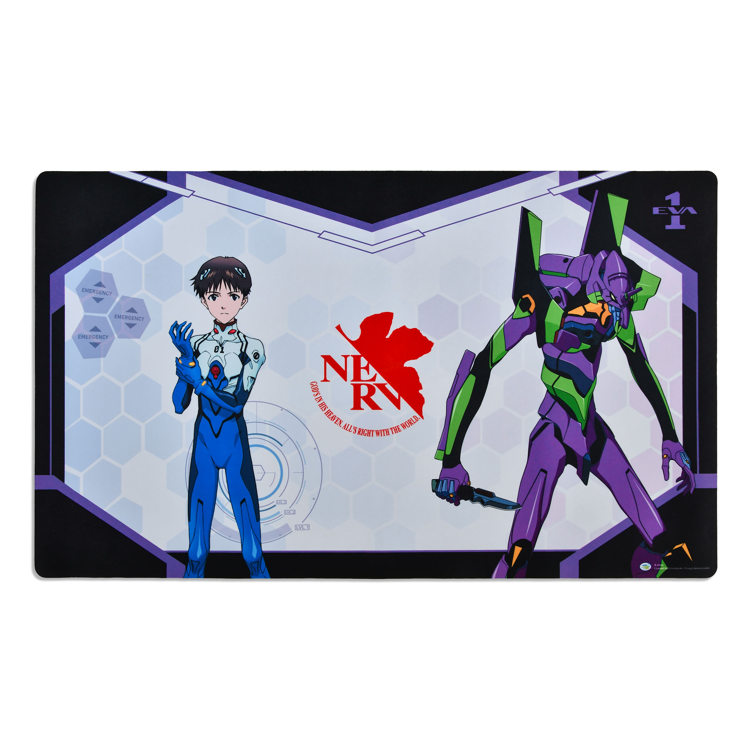 Evangelion - Tapis de souris Shinji et Unité-01