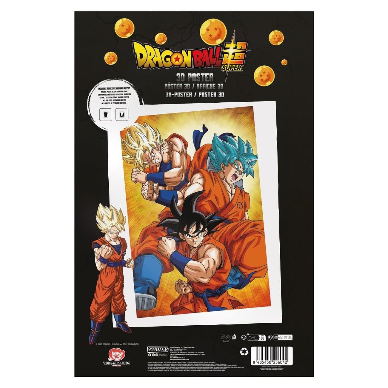 Dragon Ball Super Poster 3D Champa Goku 38 x 58 cm