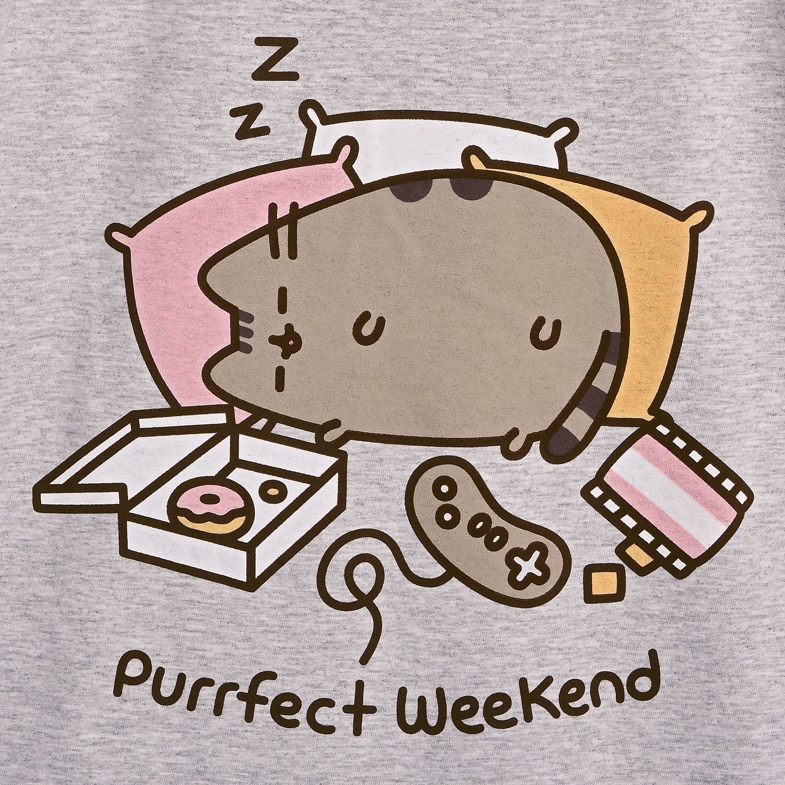 Pusheen - Purrfect Weekend Dames T-shirt grijs