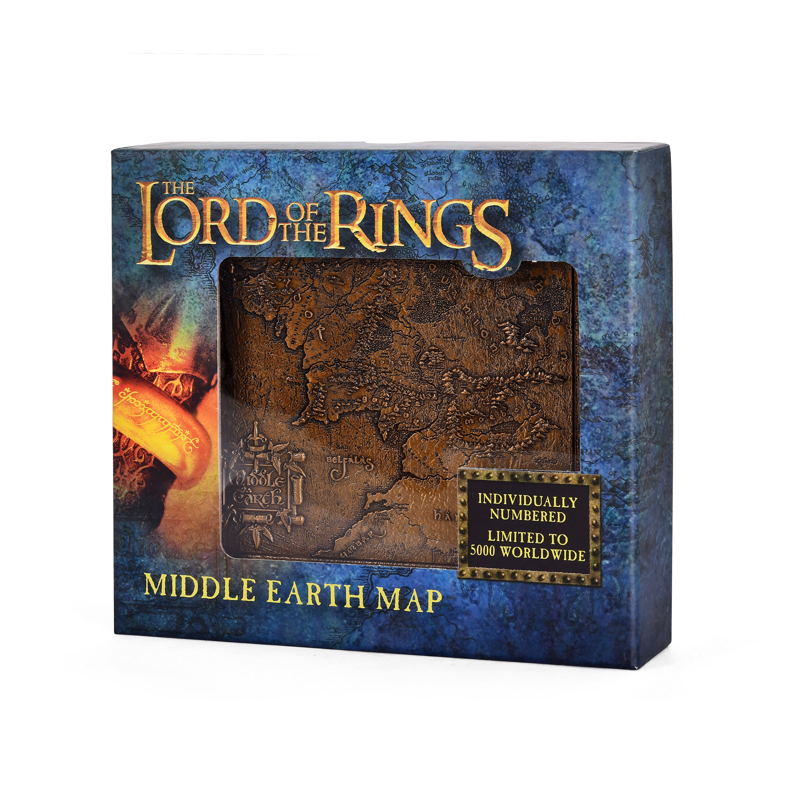 Lord of the Rings - Middle Earth Map Replica with Presentation Display