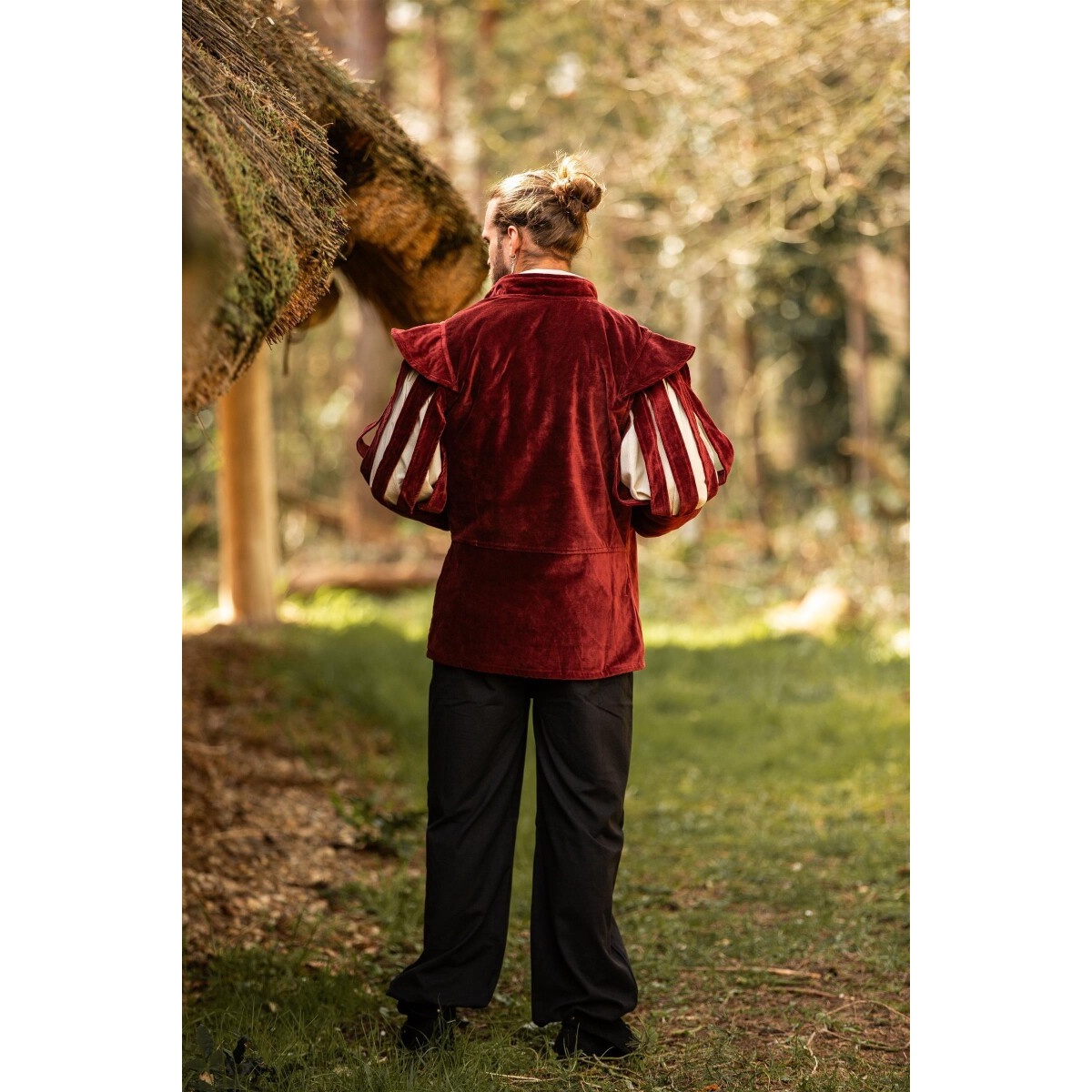 Medieval Landsknecht Doublet Brandolf red