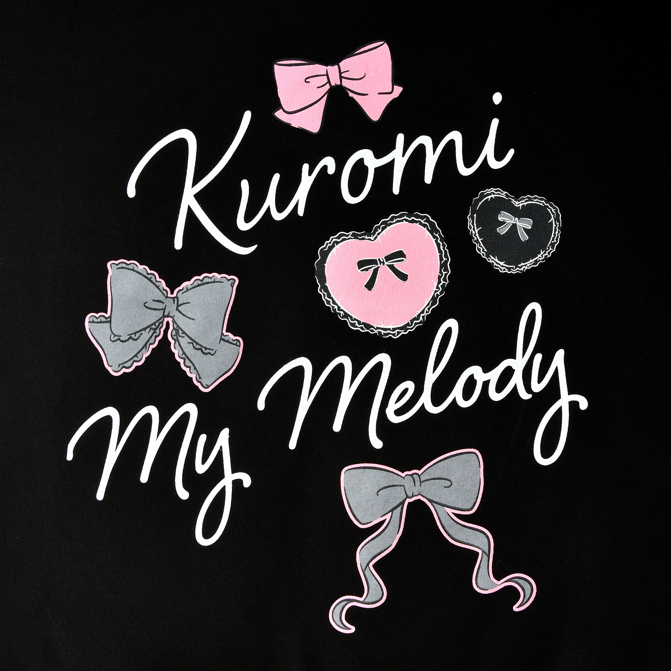 Hello Kitty - Kuromi och My Melody Huvtröja
