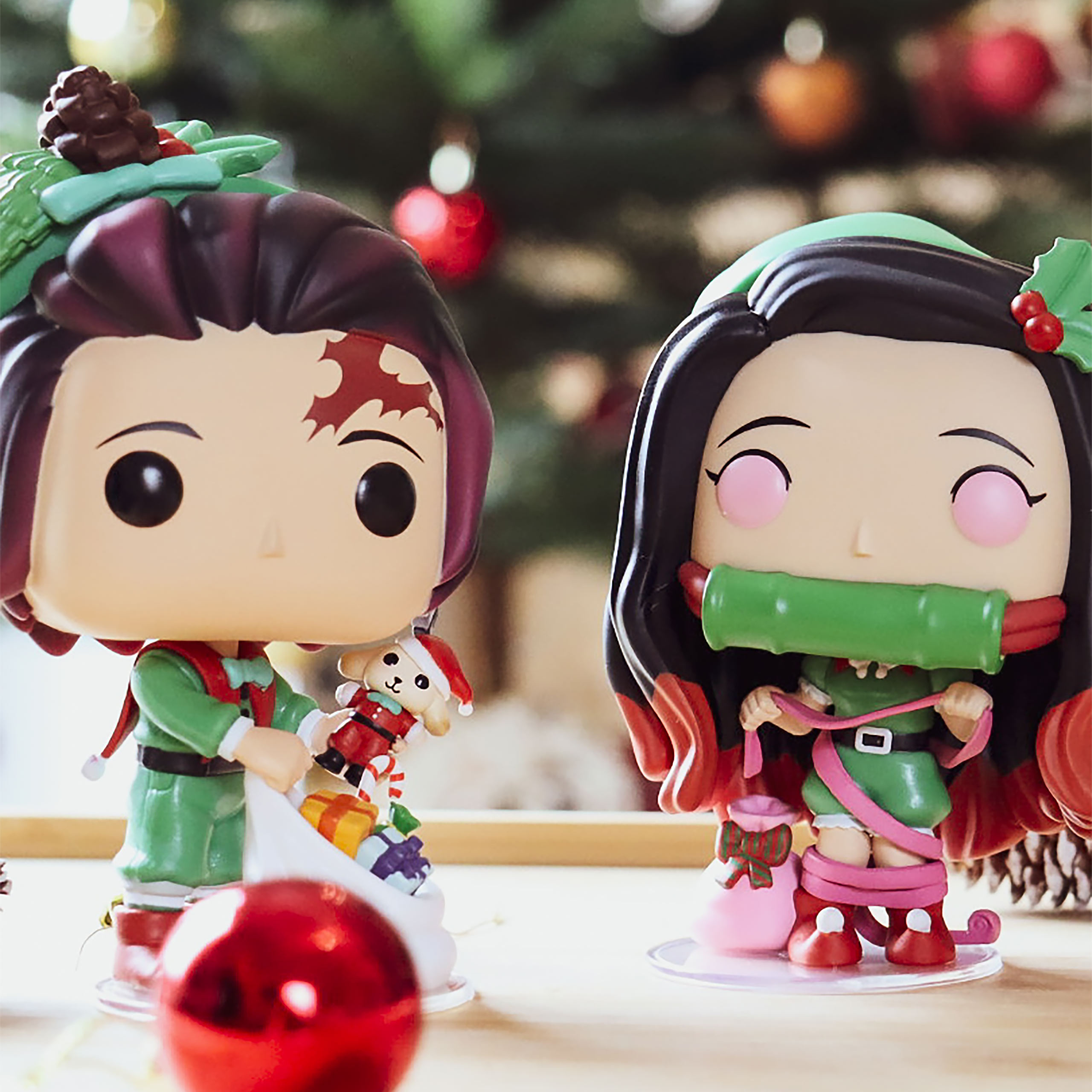 Demon Slayer - Tanjiro Holiday Funko Pop! figuur