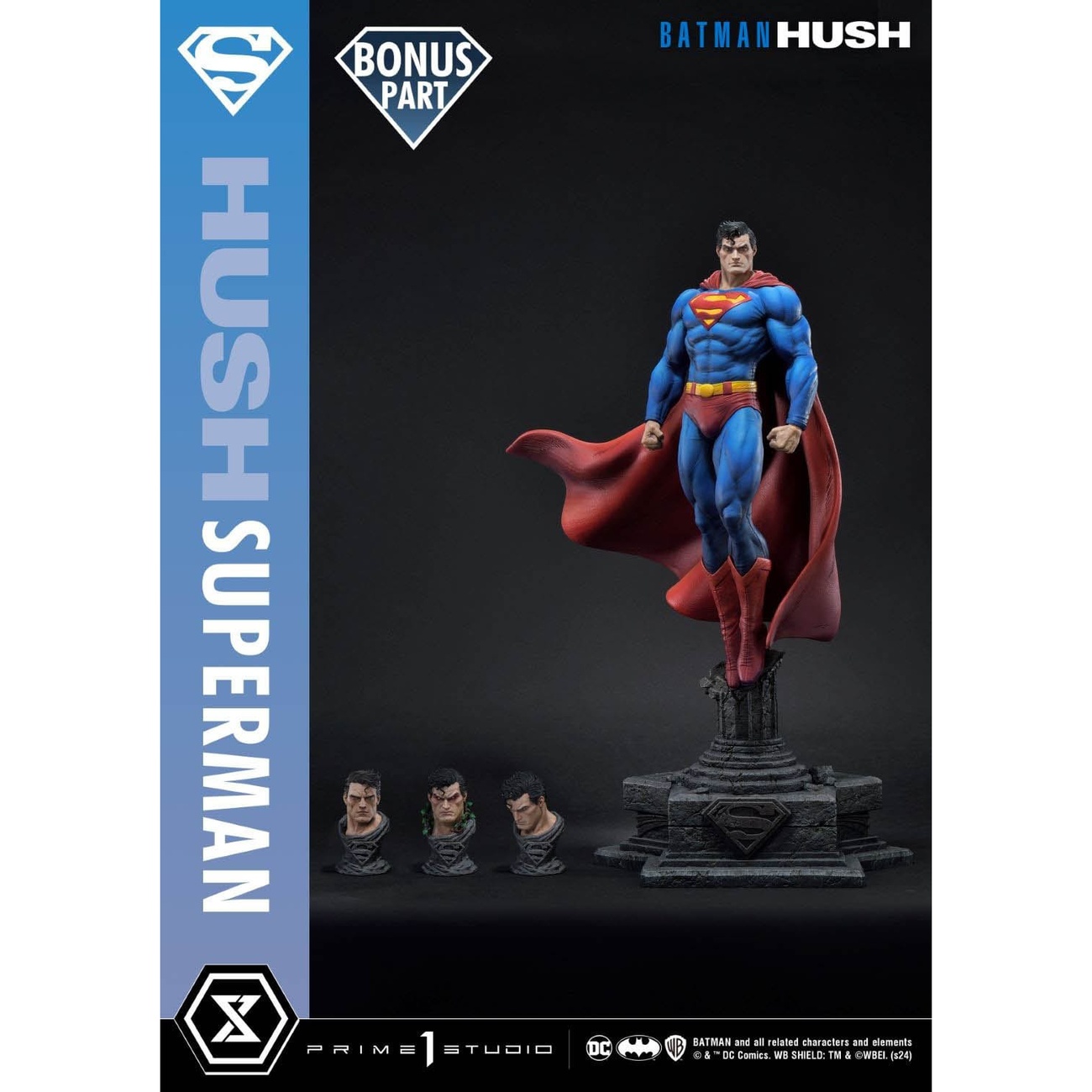 DC Comics Premium Masterline Series Statue 1/4 Batman: Hush (Comic) Superman Bonus Version 77 cm