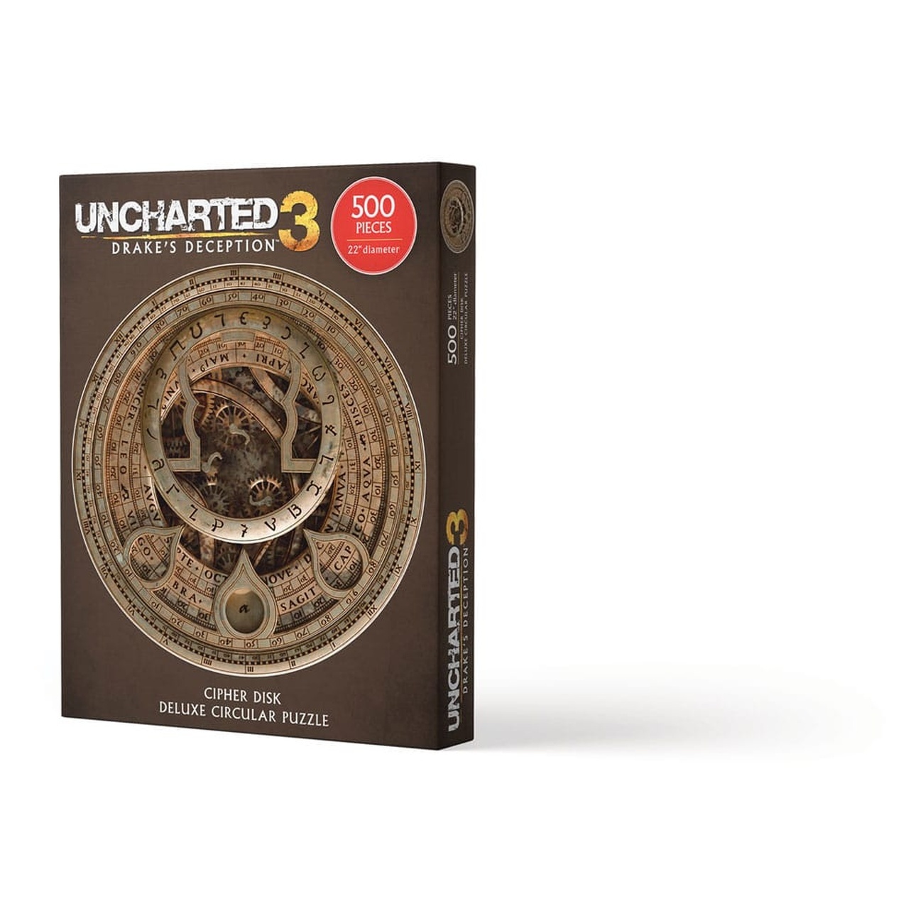 Uncharted Puzzle Cipher Disk Circular Deluxe (500 Pieces)