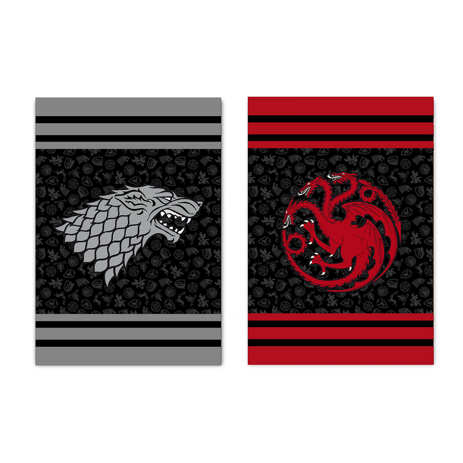 Stark and Targaryen Dish Towels Set - Game of Thrones