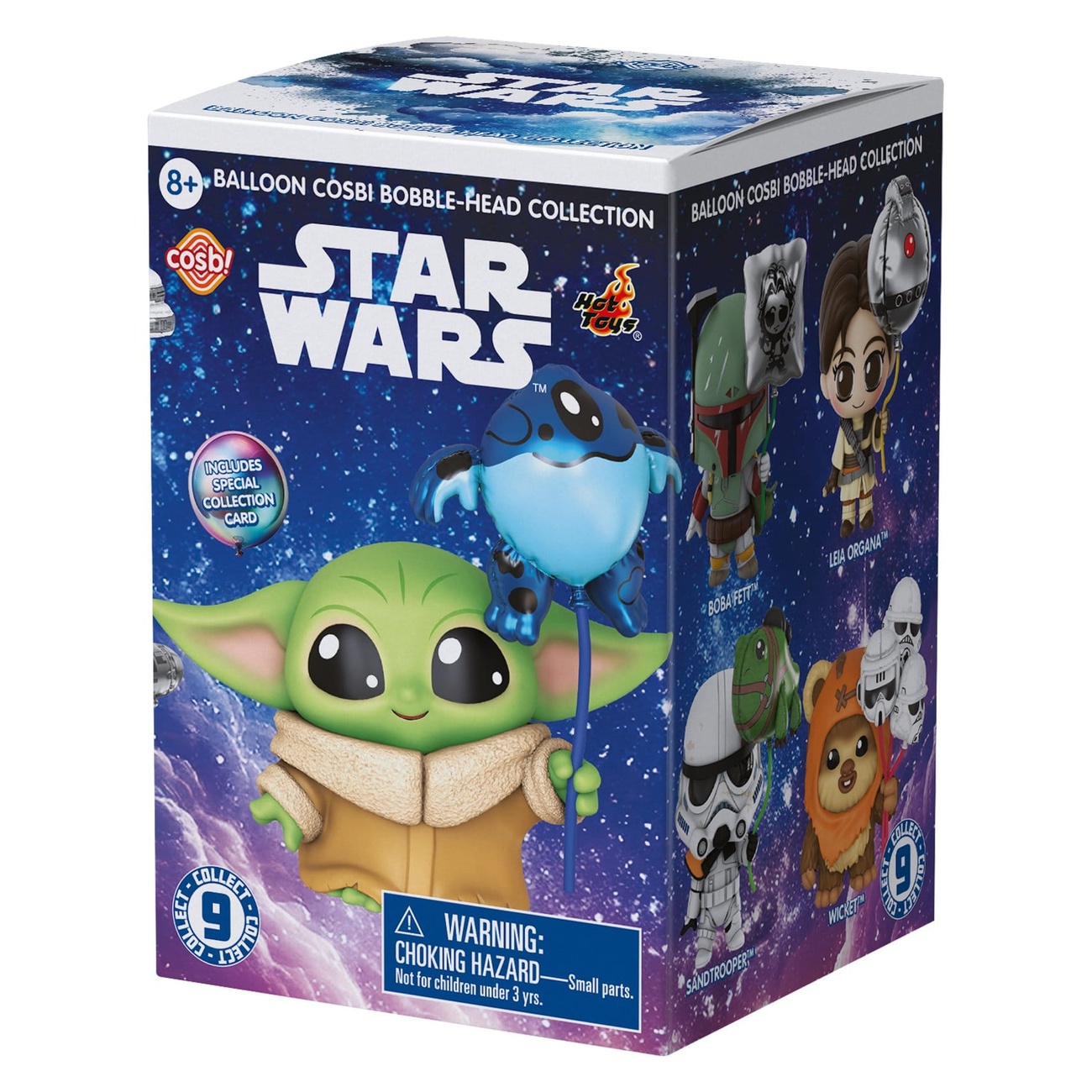 Star Wars Cosbi Mini Figures Balloon 8 cm Blind Box Display (8)