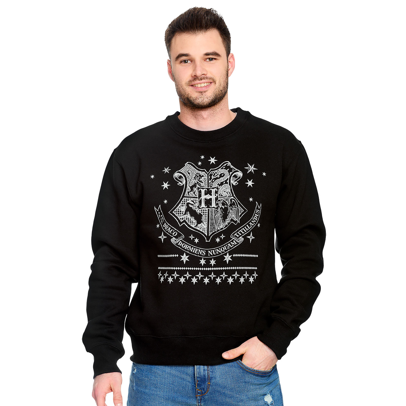 Harry Potter - Hogwarts Wapen Sweater zwart