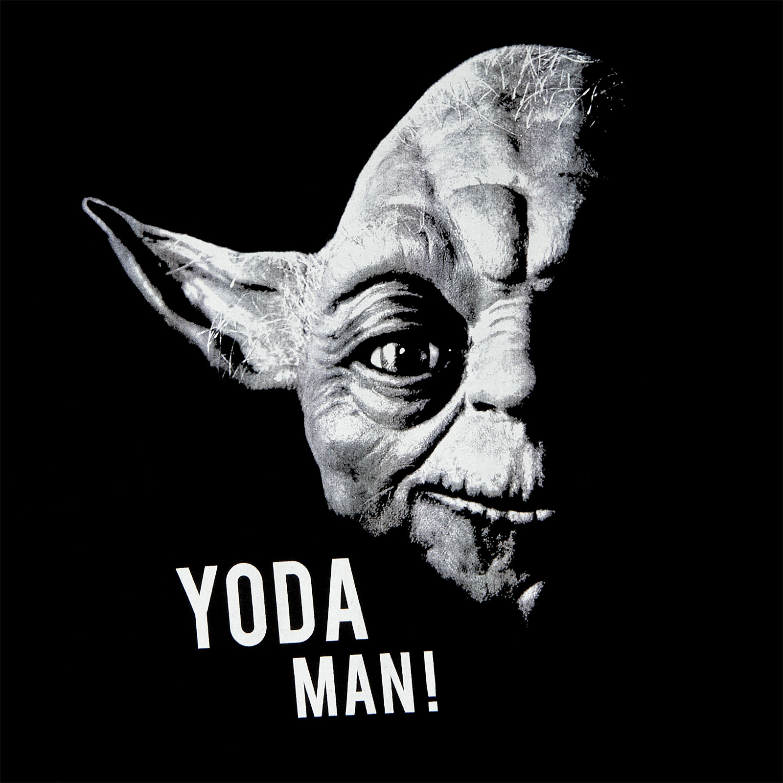 Star Wars - Yoda Man! T-Shirt zwart