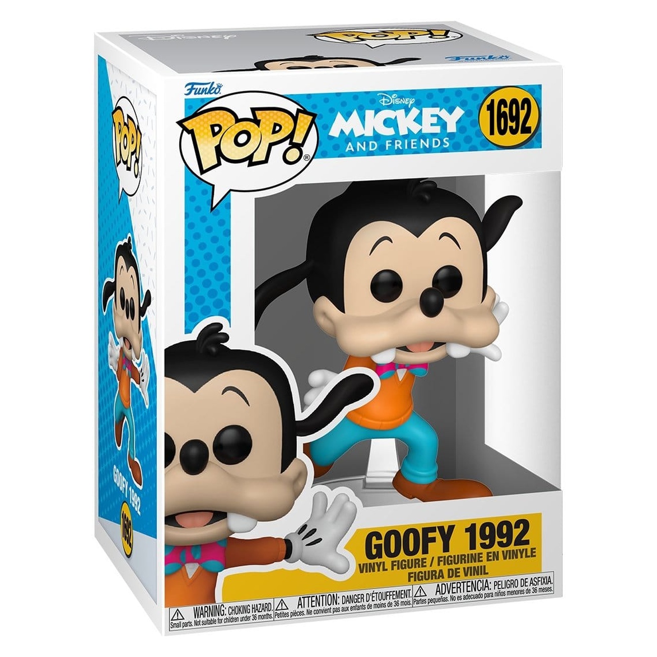 Mickey and Friends figura POP! Vinyl Goofy 1992 9 cm