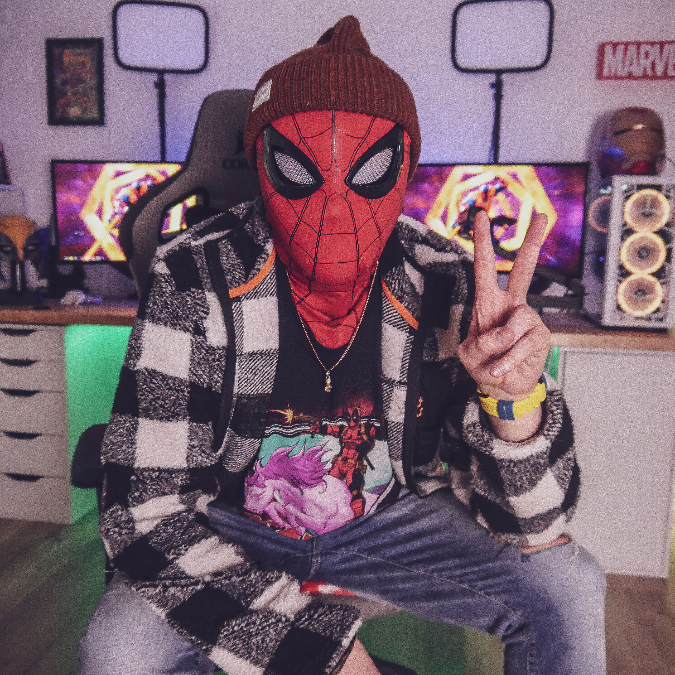 Spider-Man – Elektronisk Marvel Legends-mask