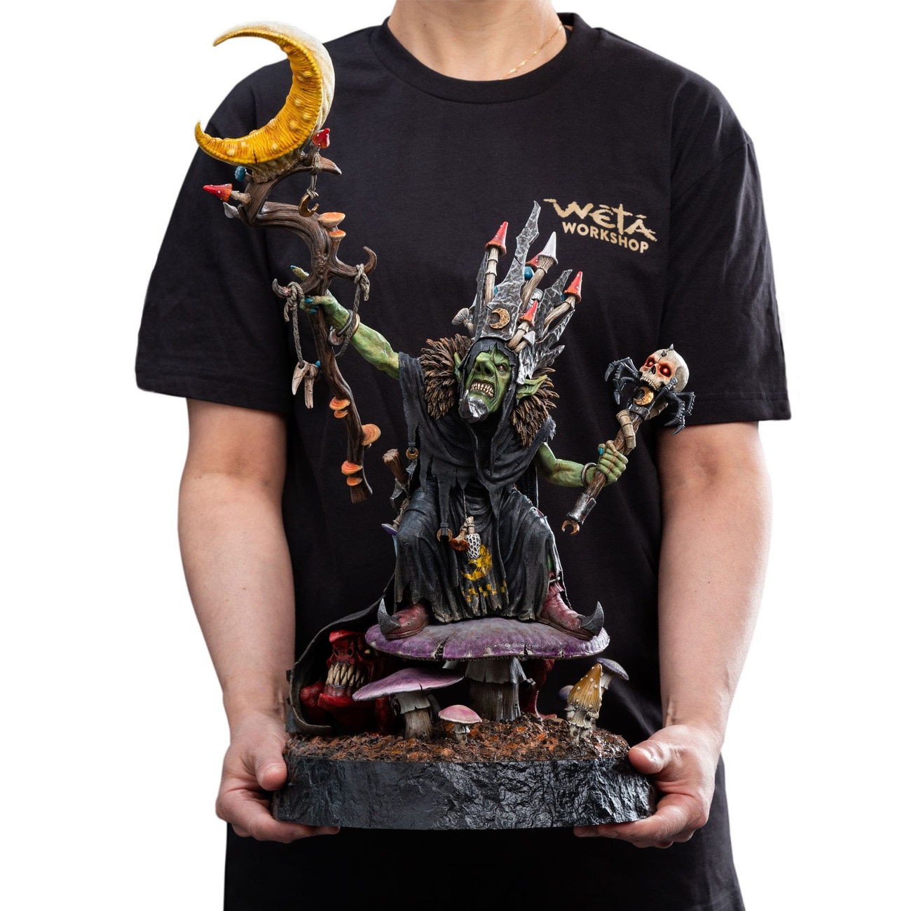 Warhammer: Age of Sigmar Estatua 1/6 Skragrott the Loonking Edición Limitada 41 cm
