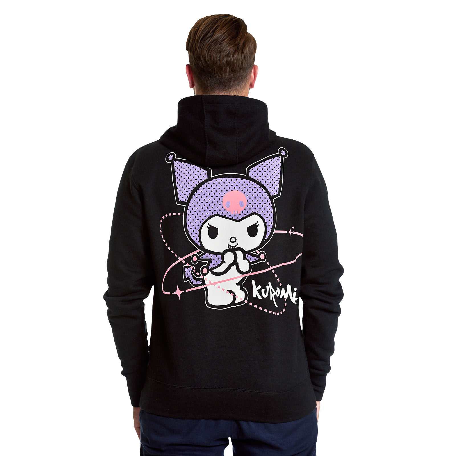 Sanrio - Kuromi Hello Kitty y Amigos Sudadera con capucha