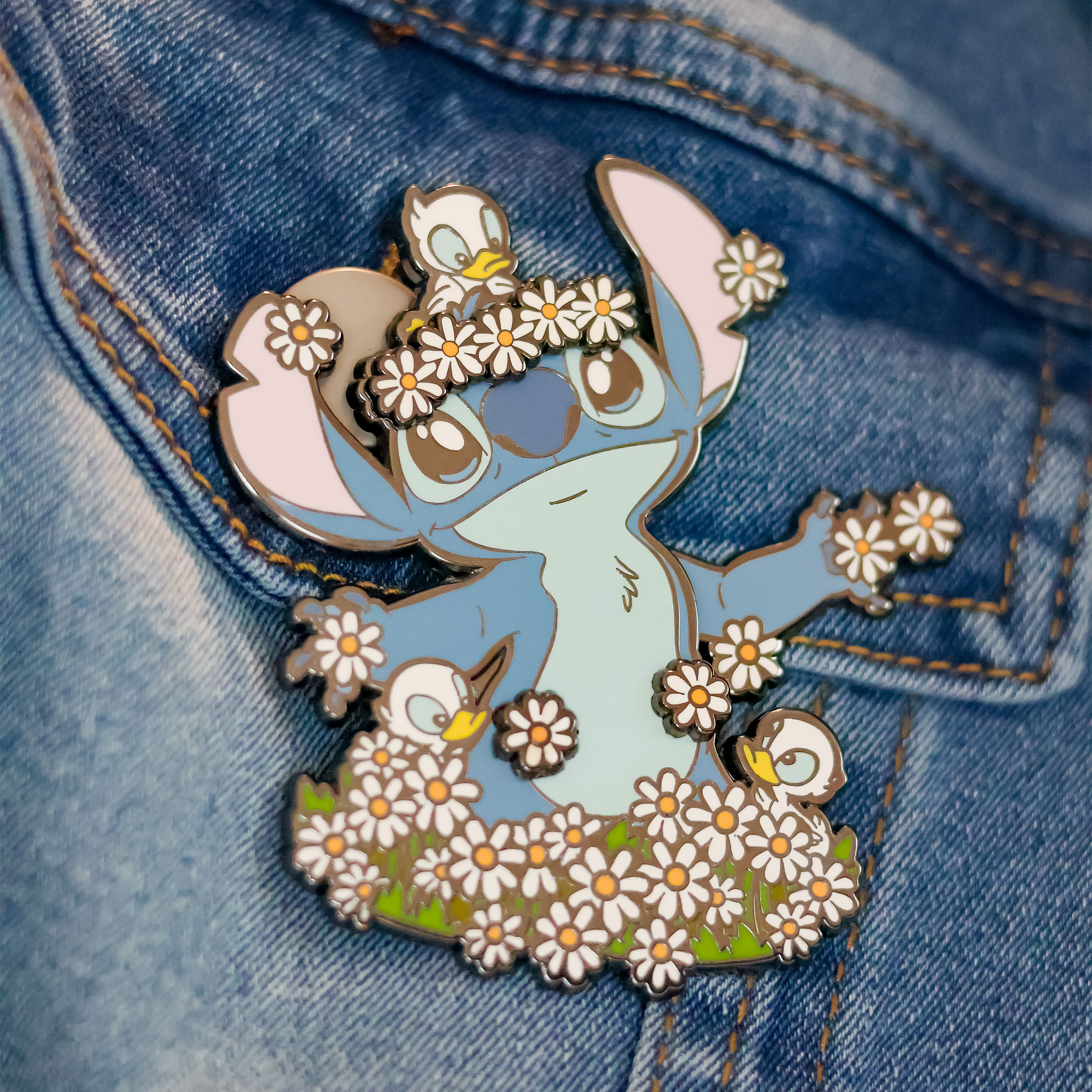 Stitch Springtime Funko Pop Pin - Lilo & Stitch