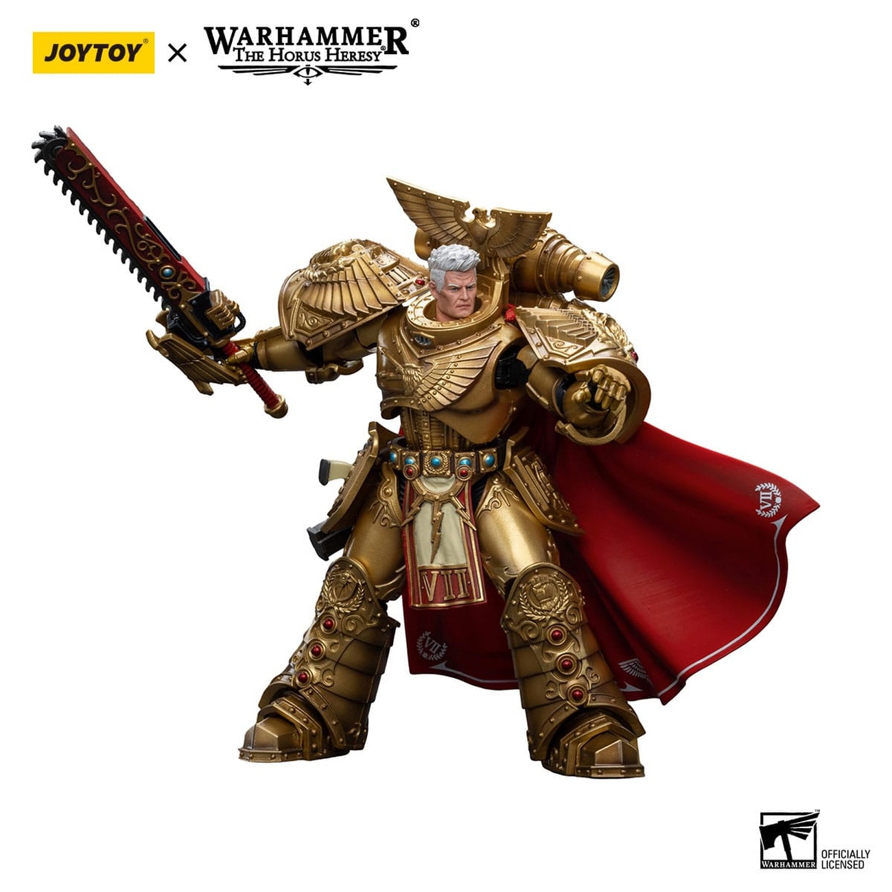 Warhammer The Horus Heresy action figure 1/18 Imperial Fists Rogal Dorn Primarca della 7ª Legione 12 cm